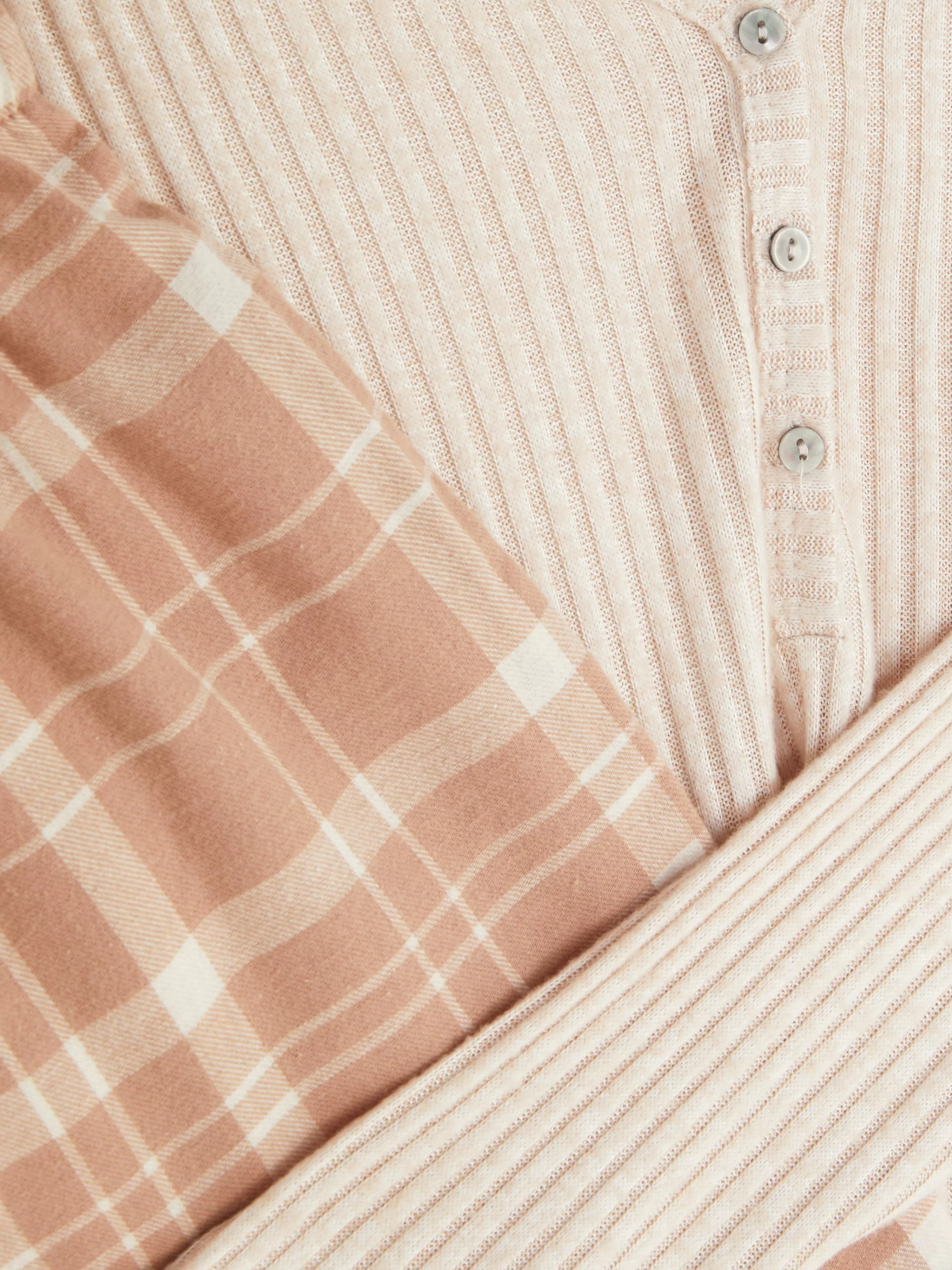 Pyjama à Manches Longues Avec Bas à Carreaux-Primark Best Sale