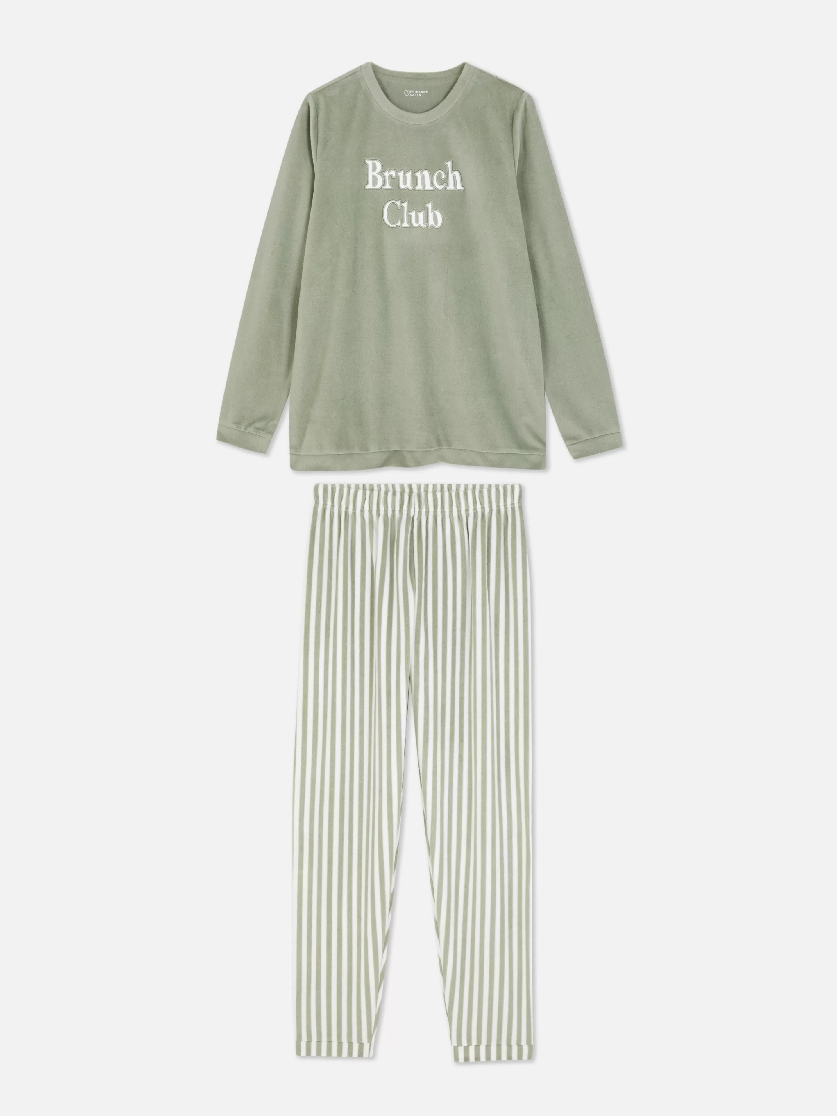 Pyjama à Manches Longues Et à Message-Primark Best