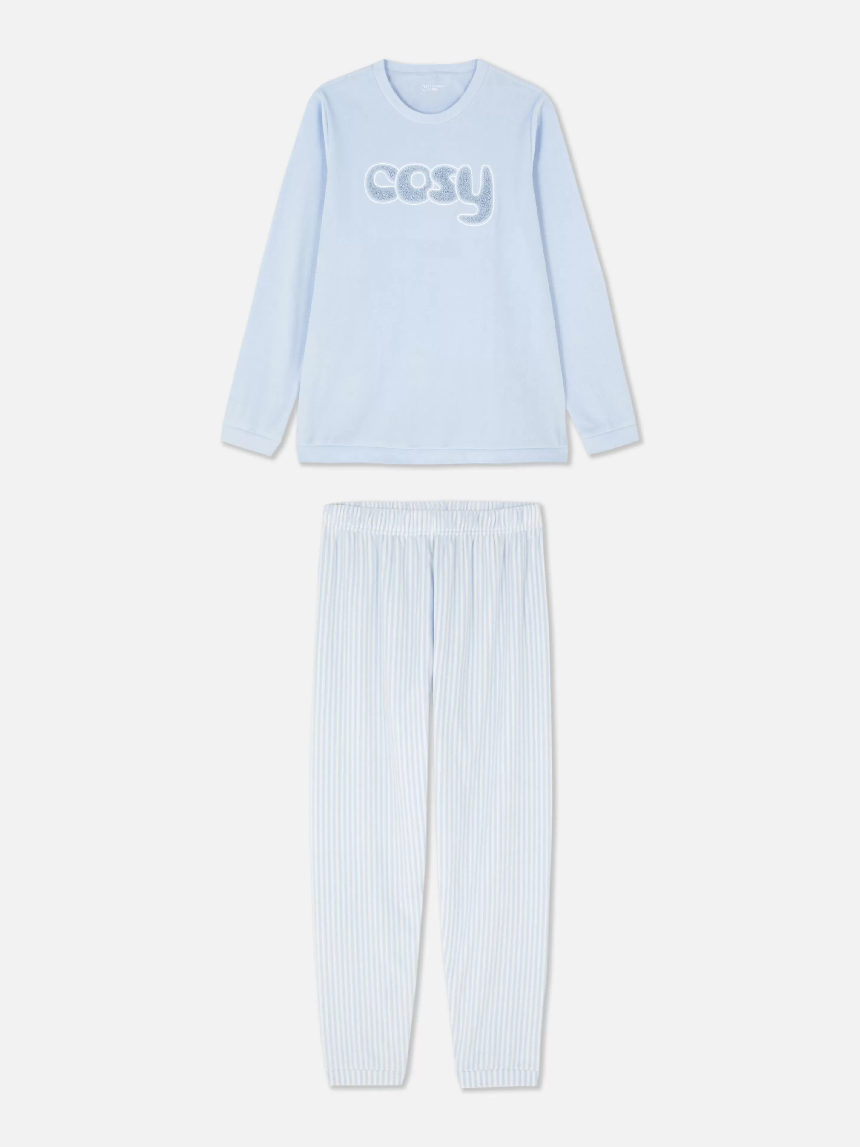 Pyjama à Manches Longues Et à Message-Primark Flash Sale