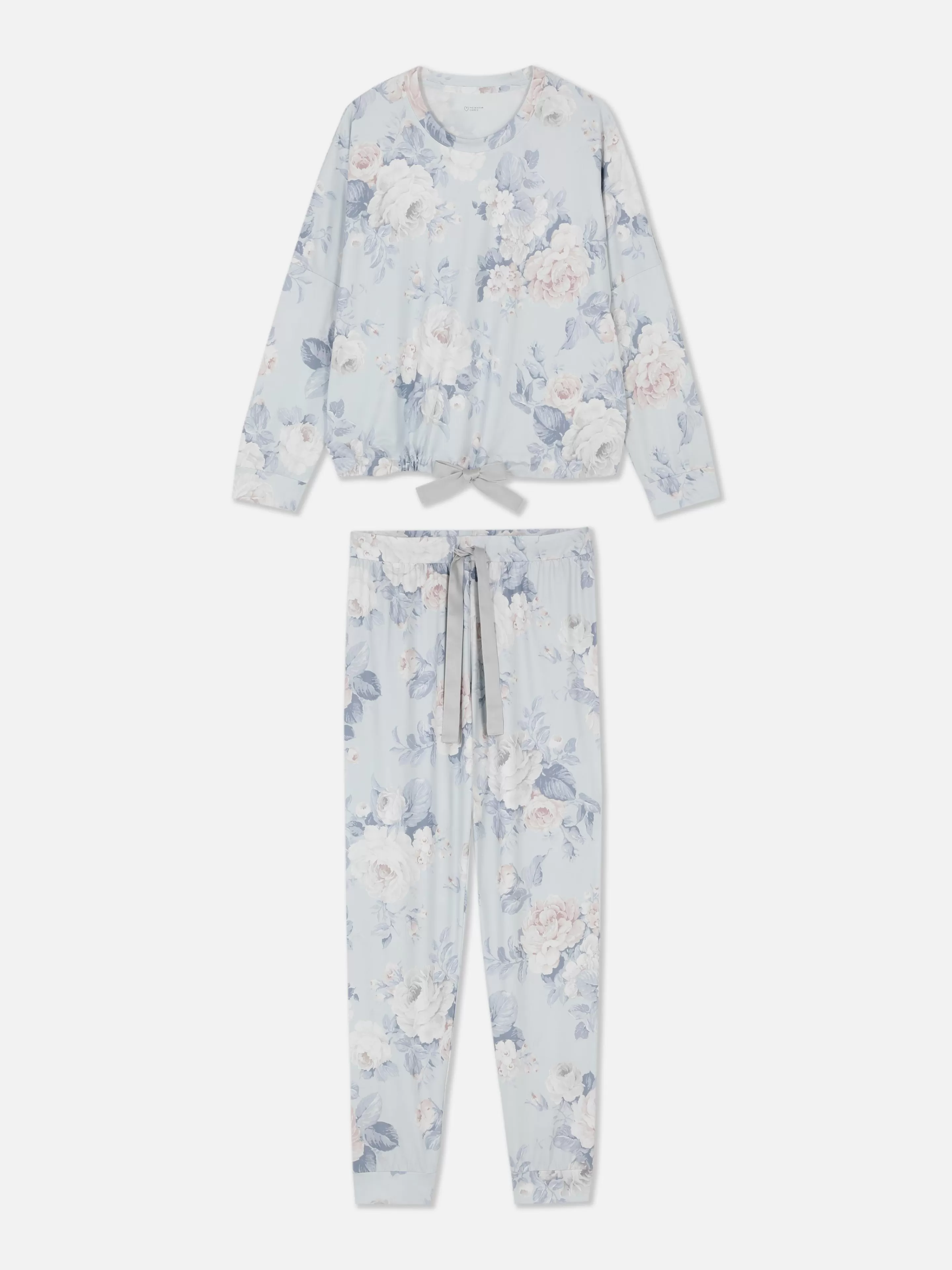 Pyjama à Manches Longues Et Détail Nœud-Primark Store