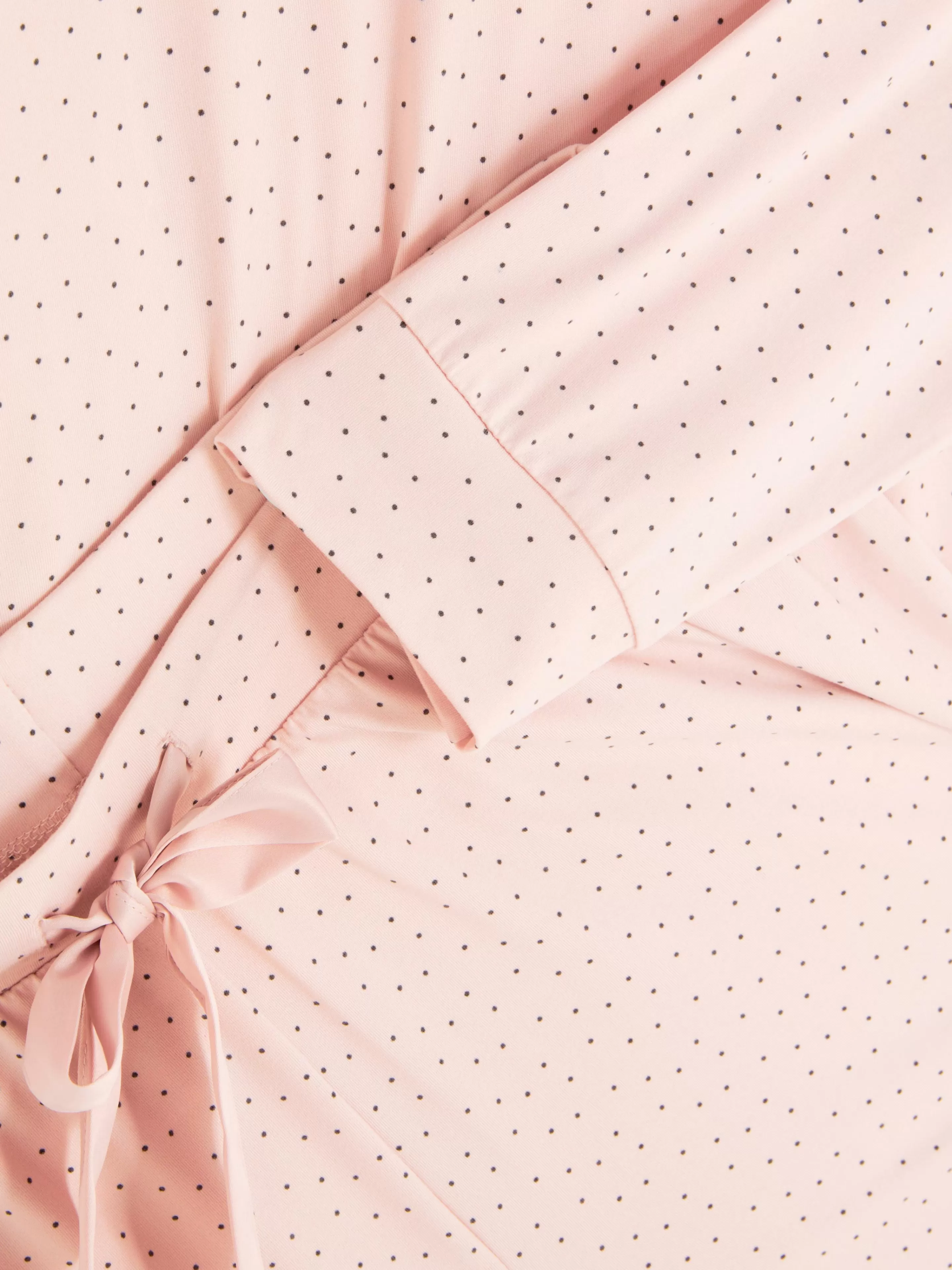 Pyjama à Manches Longues Et Détail Nœud-Primark Online