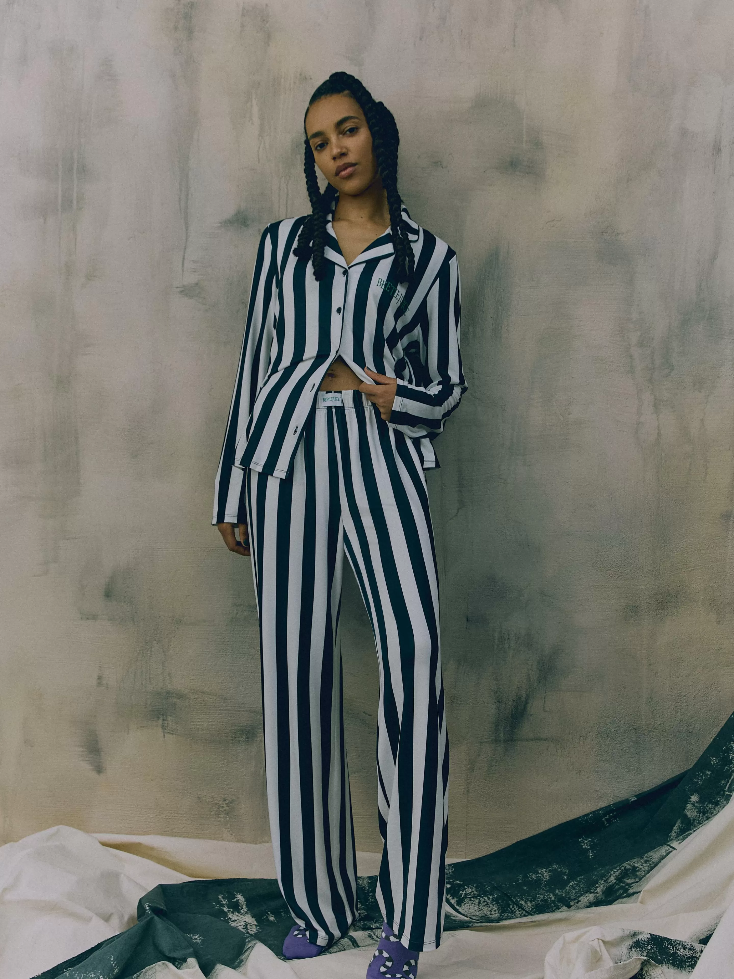 Pyjama à Rayures Beetlejuice-Primark Clearance