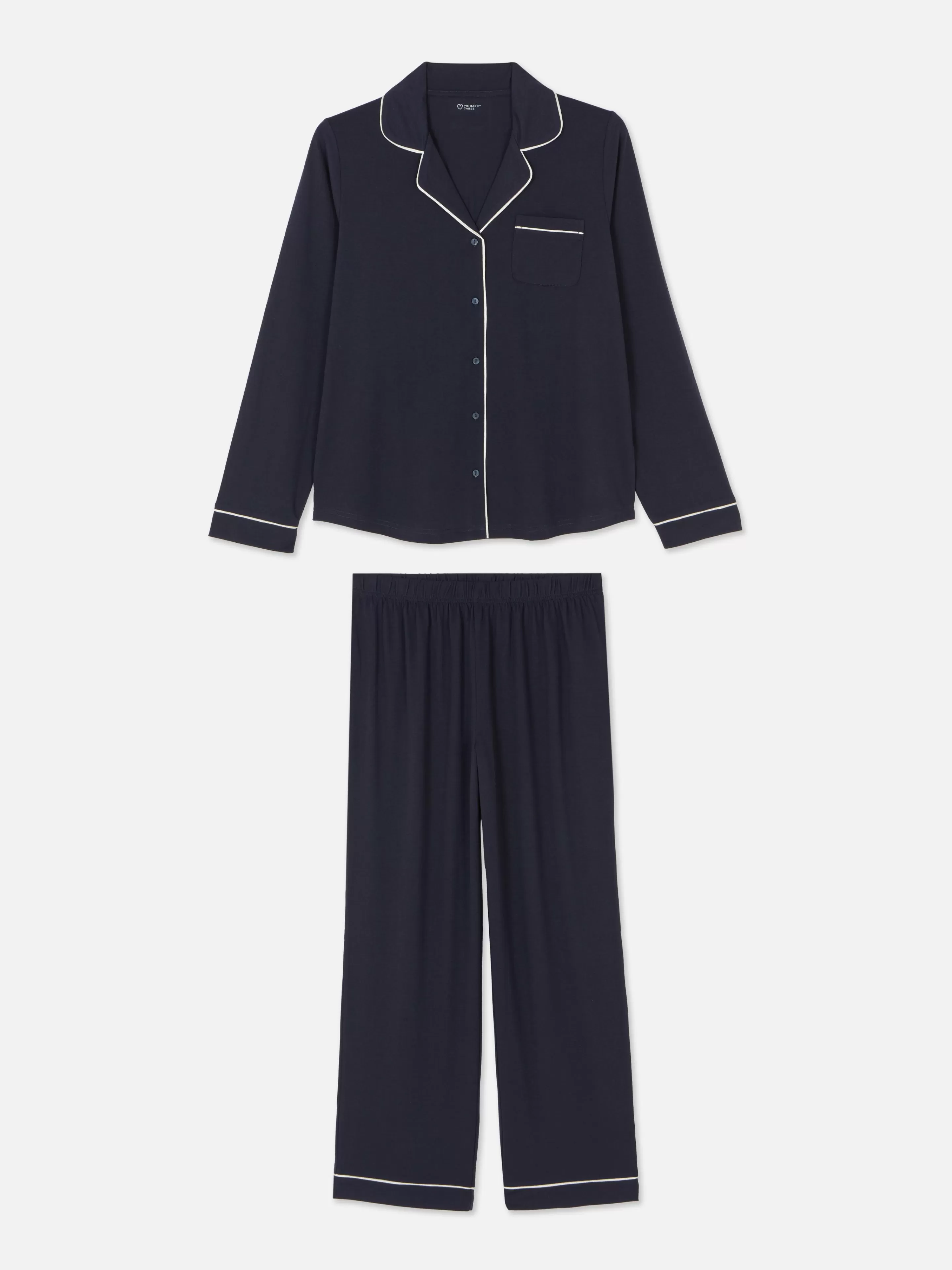 Pyjama Boyfriend En Jersey à Manches Longues-Primark Store