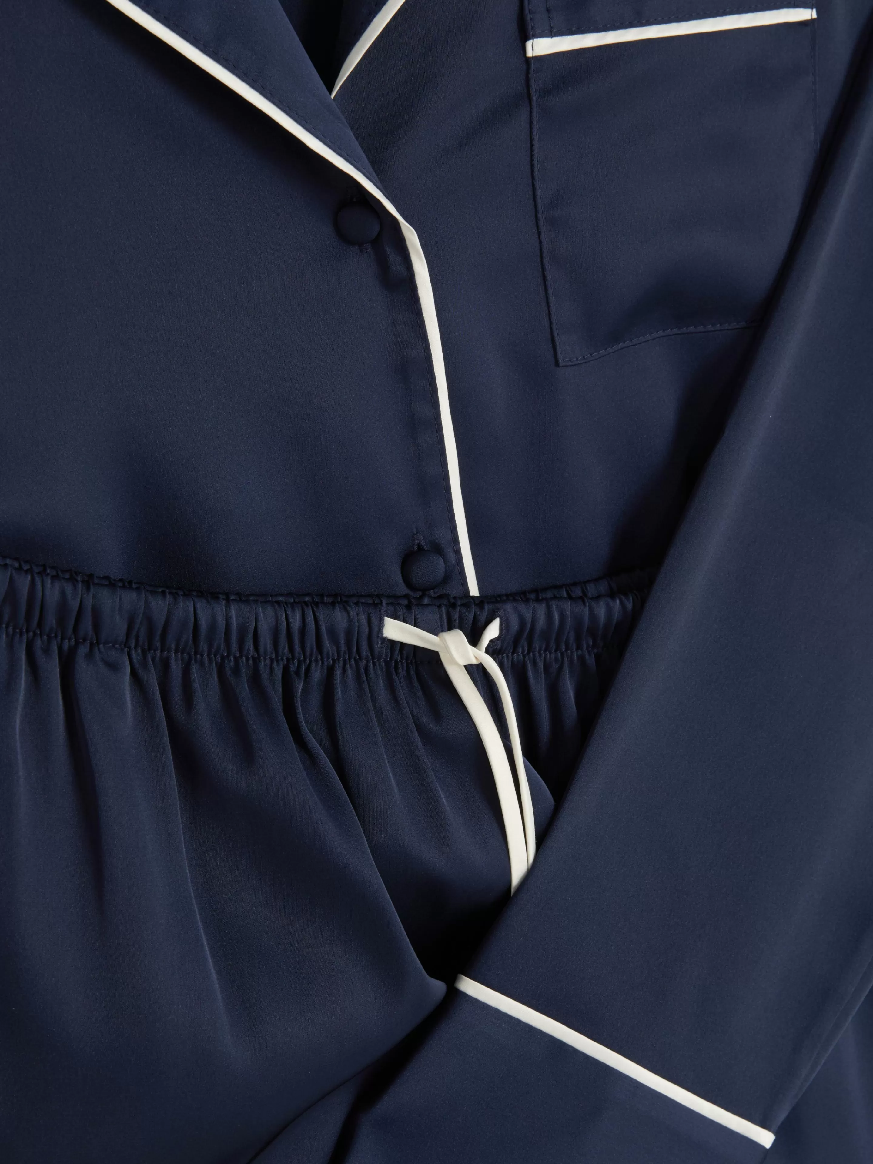 Pyjama Chemise à Manches Longues En Satin-Primark New