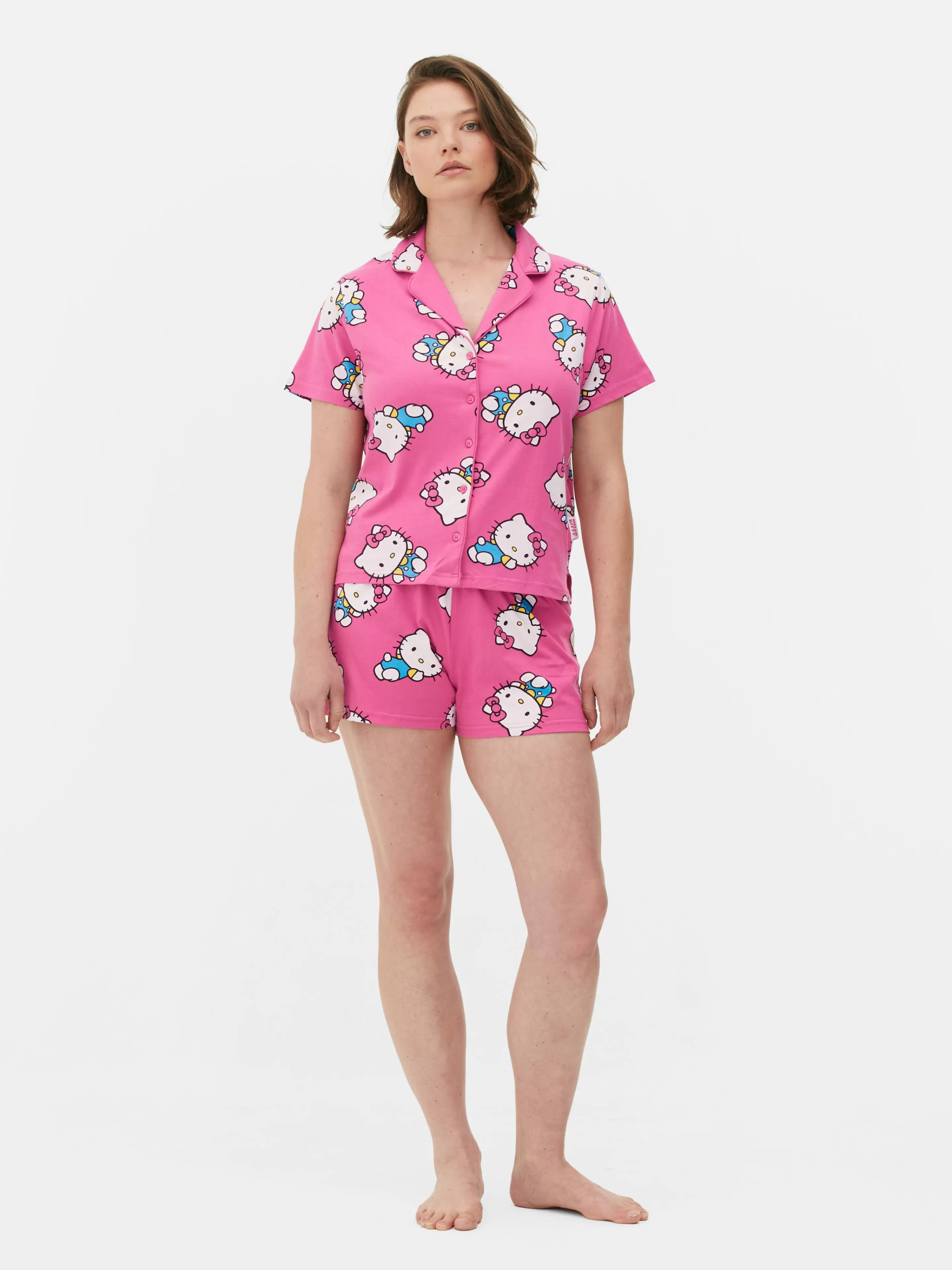 Pyjama Chemise Et Short 50e Anniversaire Hello Kitty-Primark Cheap