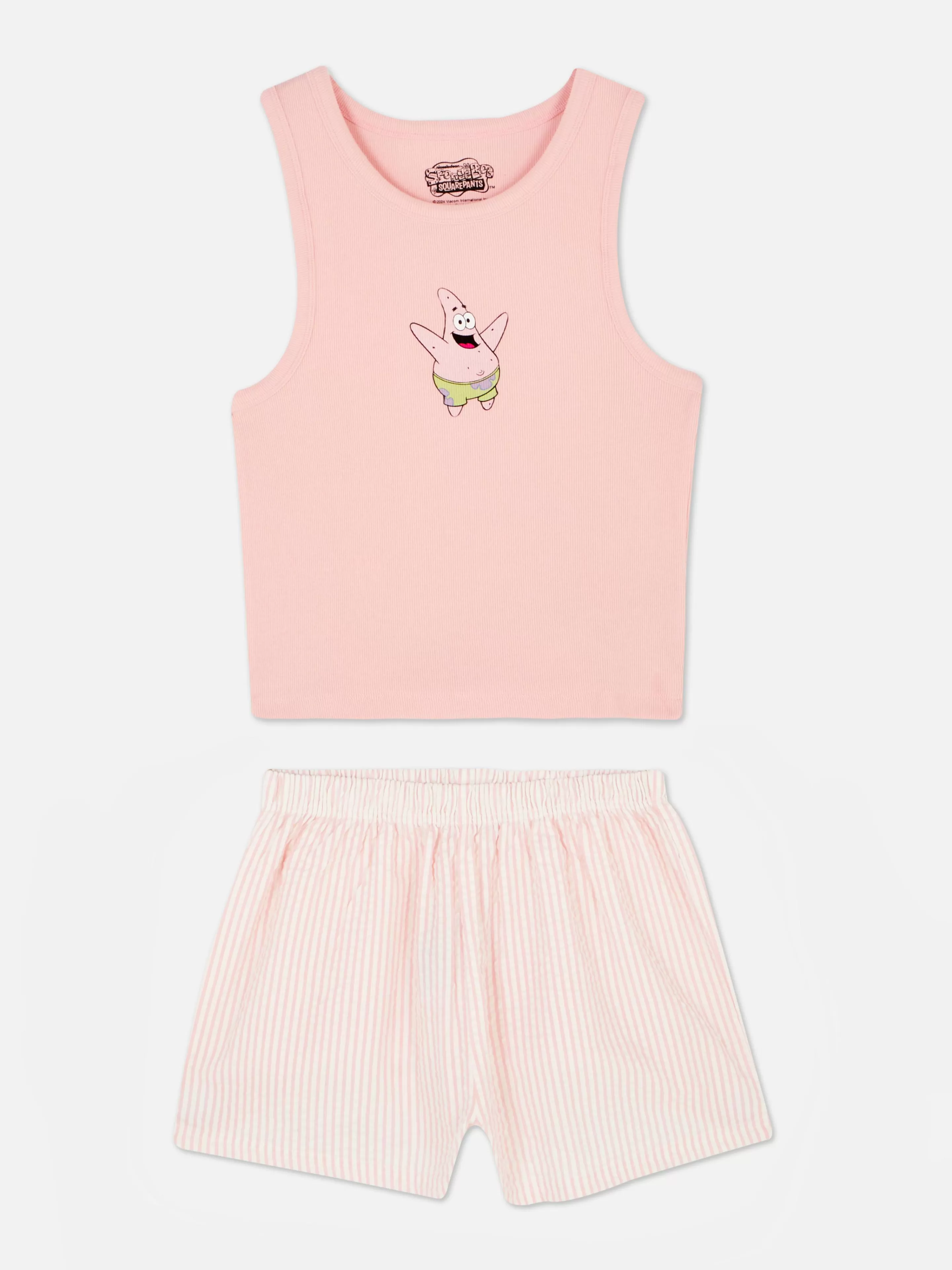 Pyjama Débardeur Et Short Bob L'éponge Femme-Primark Cheap