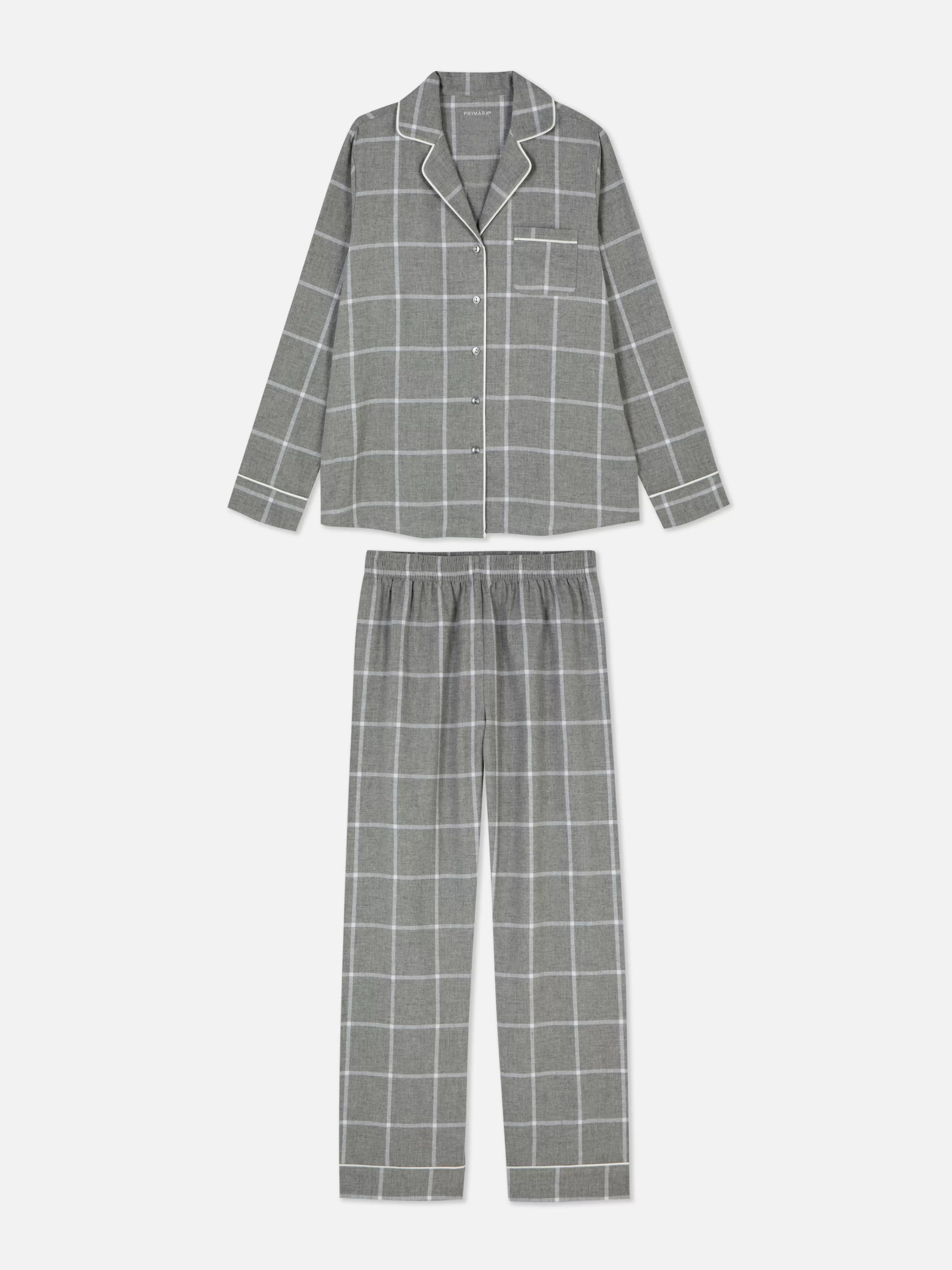 Pyjama En Flanelle à Manches Longues-Primark New