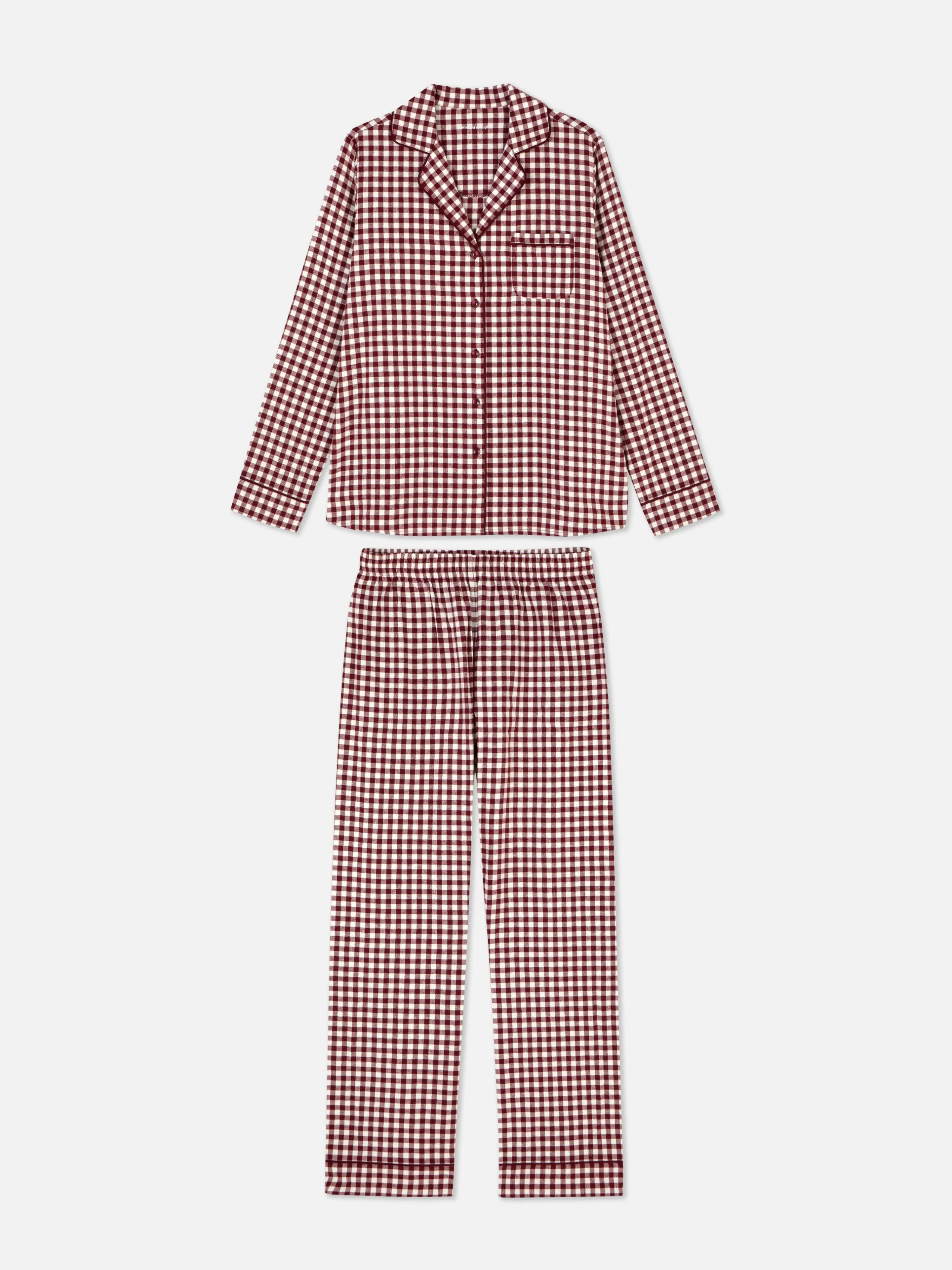 Pyjama En Flanelle à Manches Longues-Primark Sale