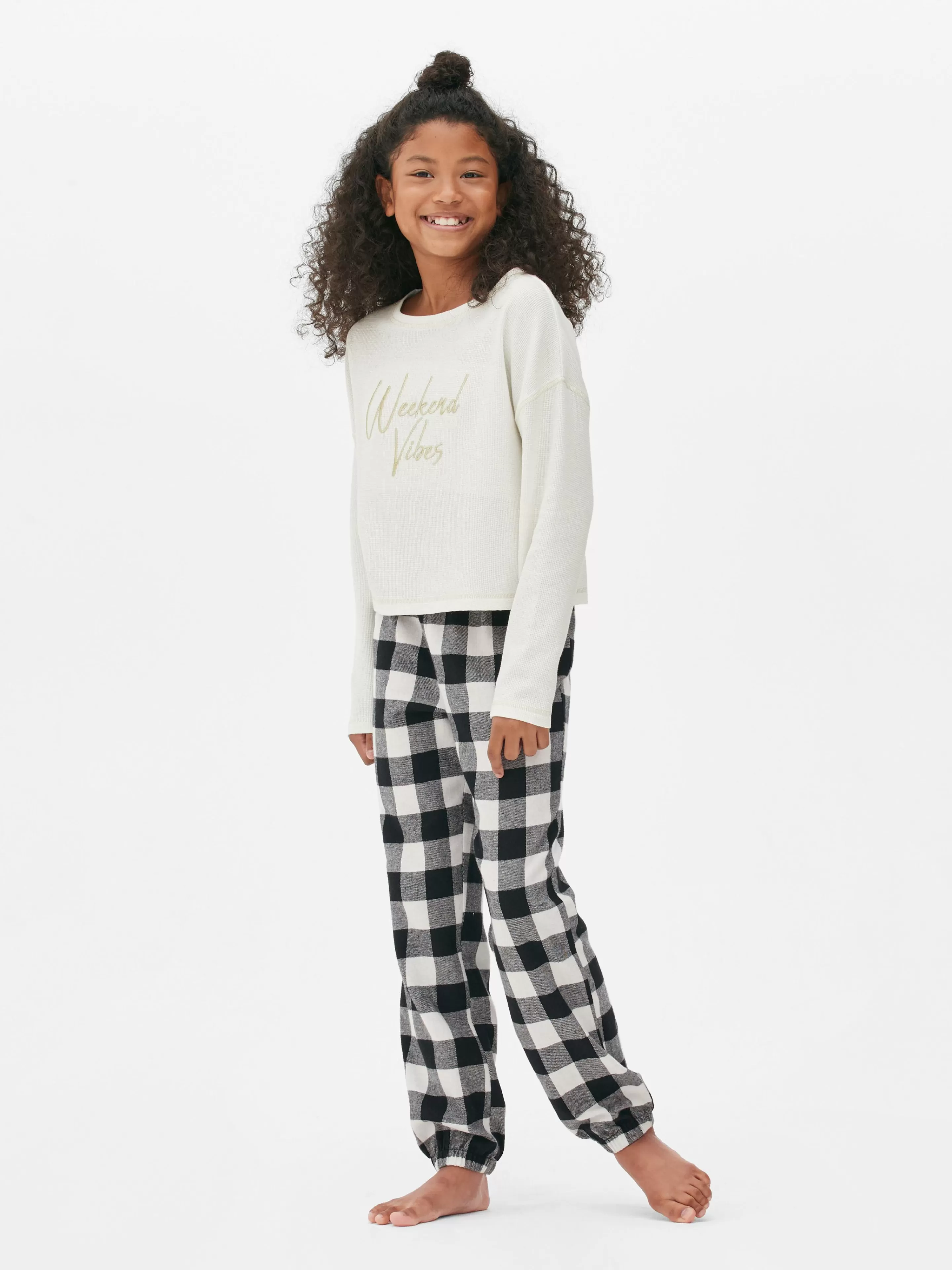 Pyjama En Flanelle Brodé-Primark Online