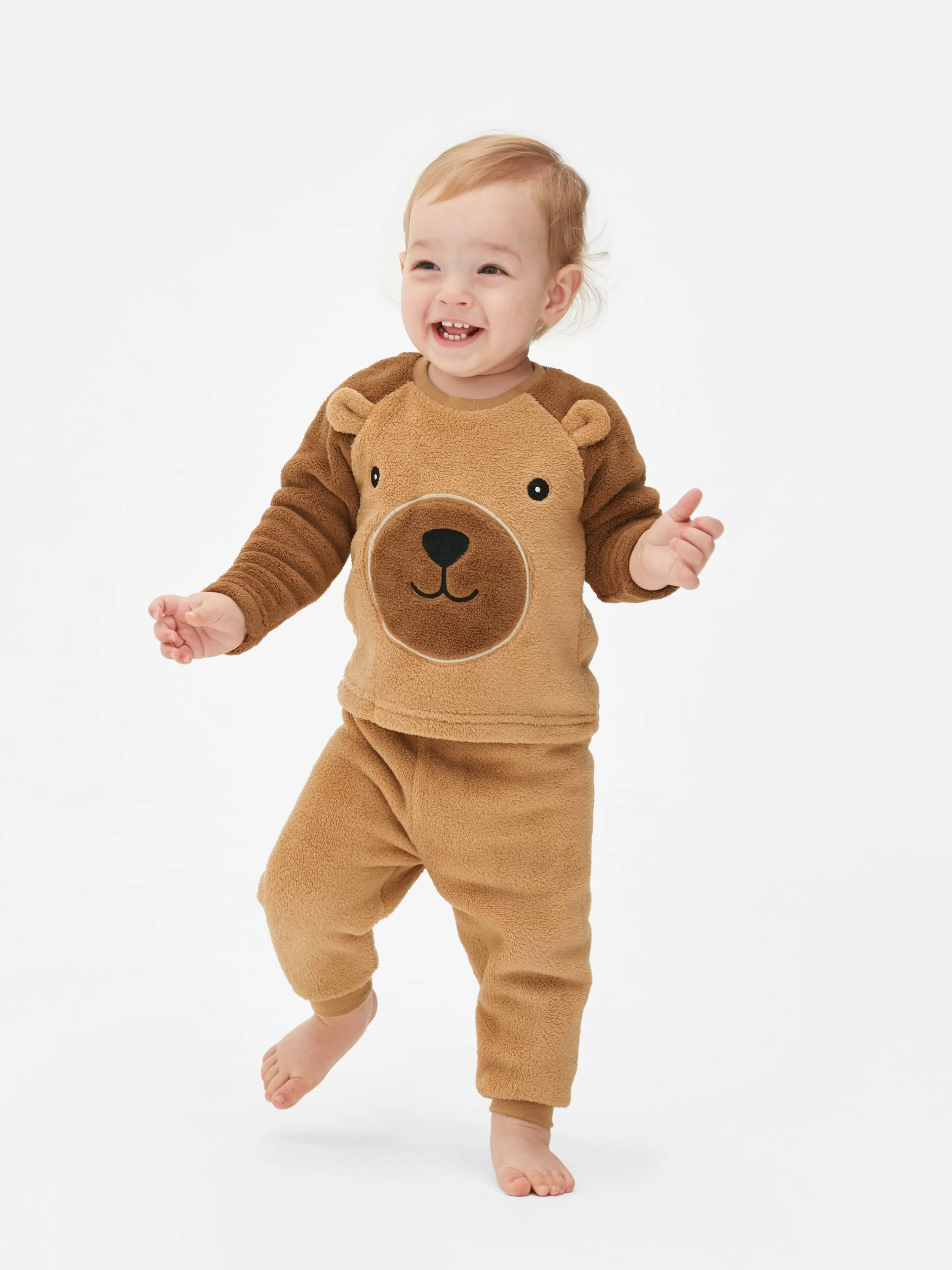 Pyjama En Molleton à Motif Ours-Primark Cheap