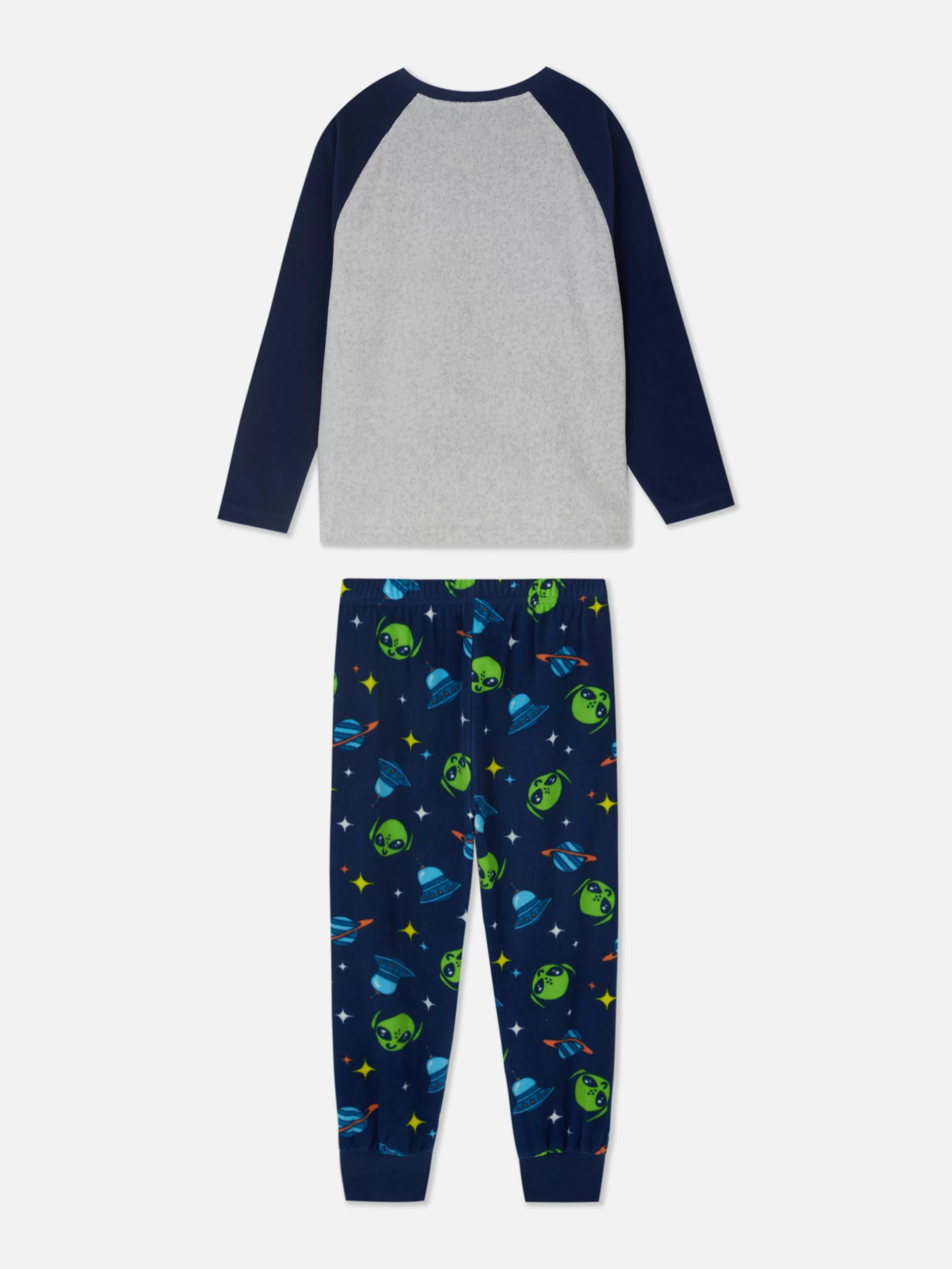 Pyjama En Molleton à Motif Spatial-Primark Sale
