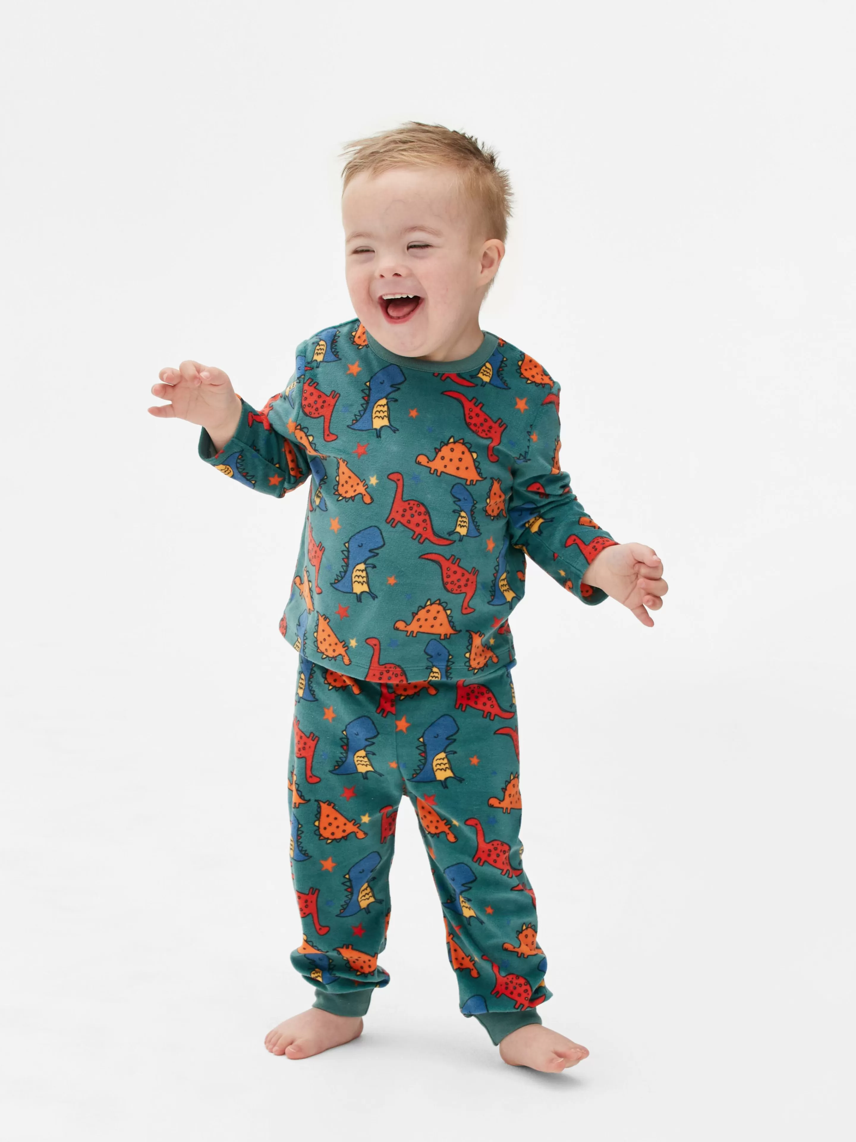 Pyjama En Velours Graphique-Primark Fashion