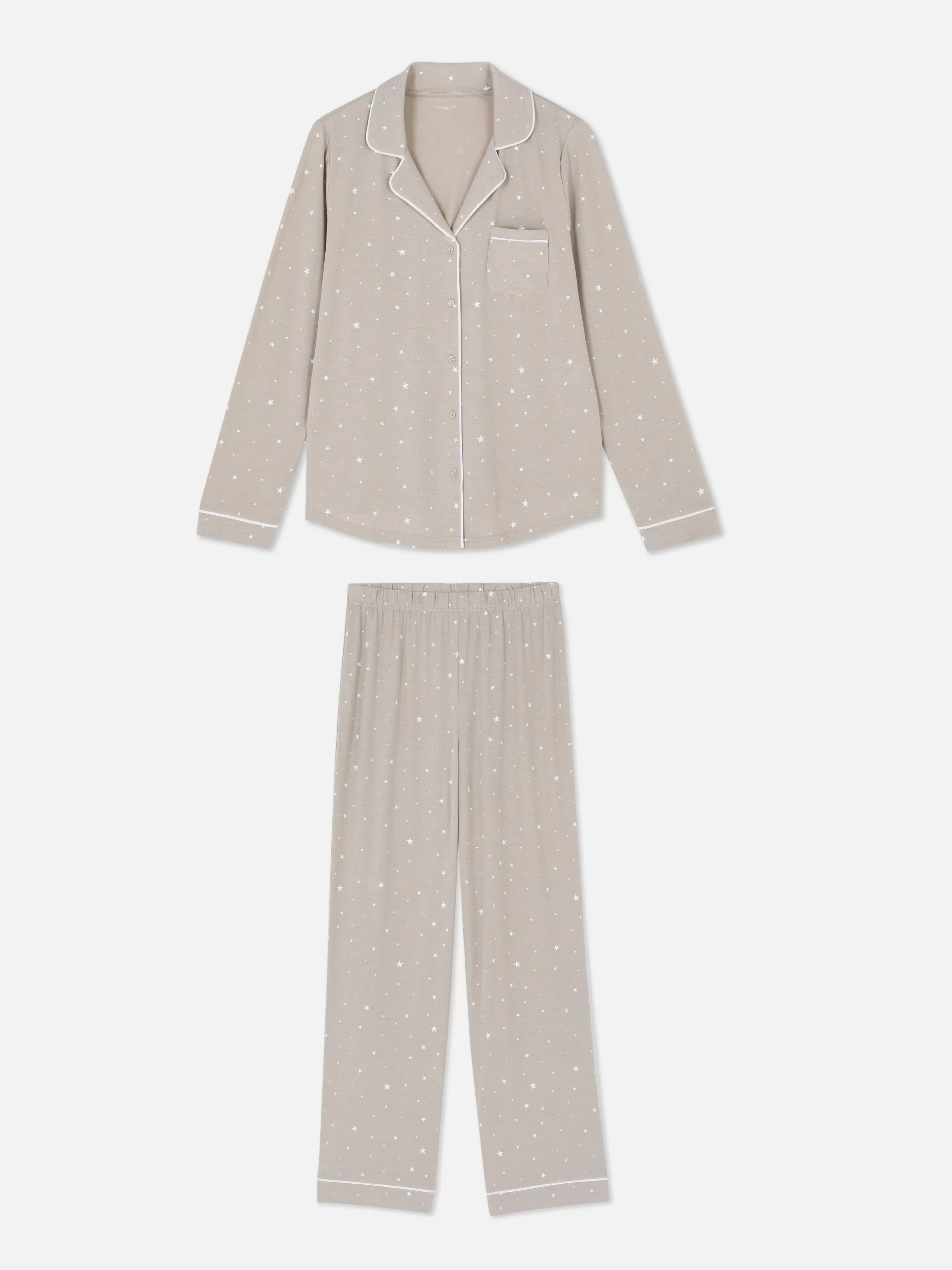 Pyjama Long Boyfriend à Motif-Primark Sale