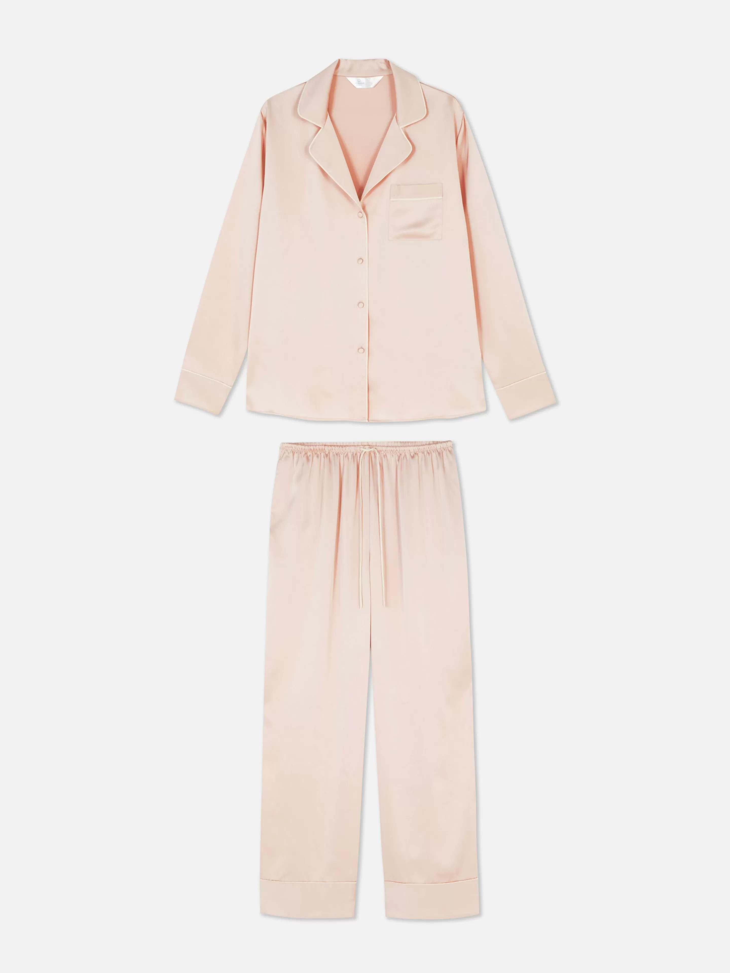 Pyjama Long En Satin-Primark New