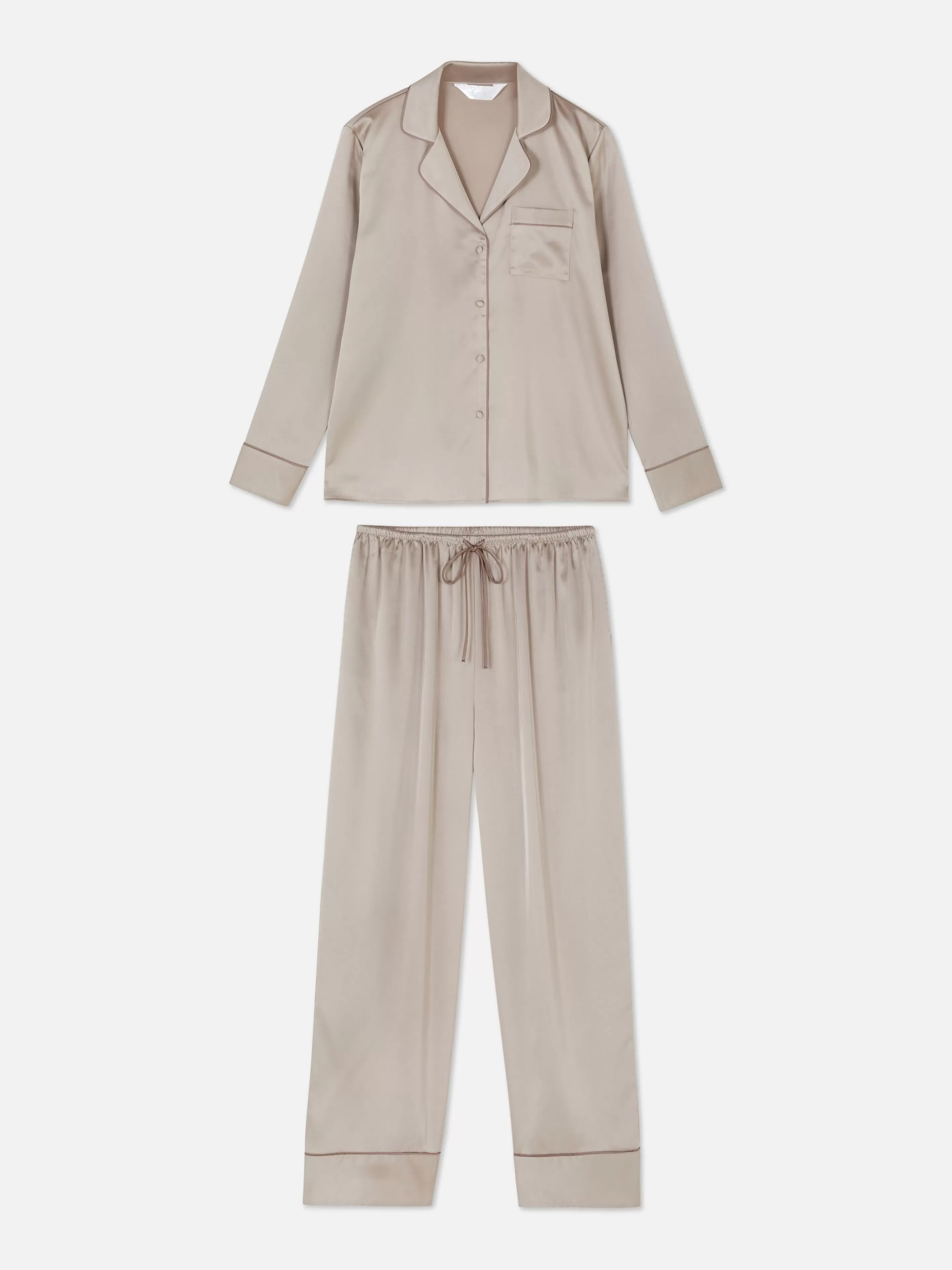 Pyjama Long En Satin-Primark Flash Sale