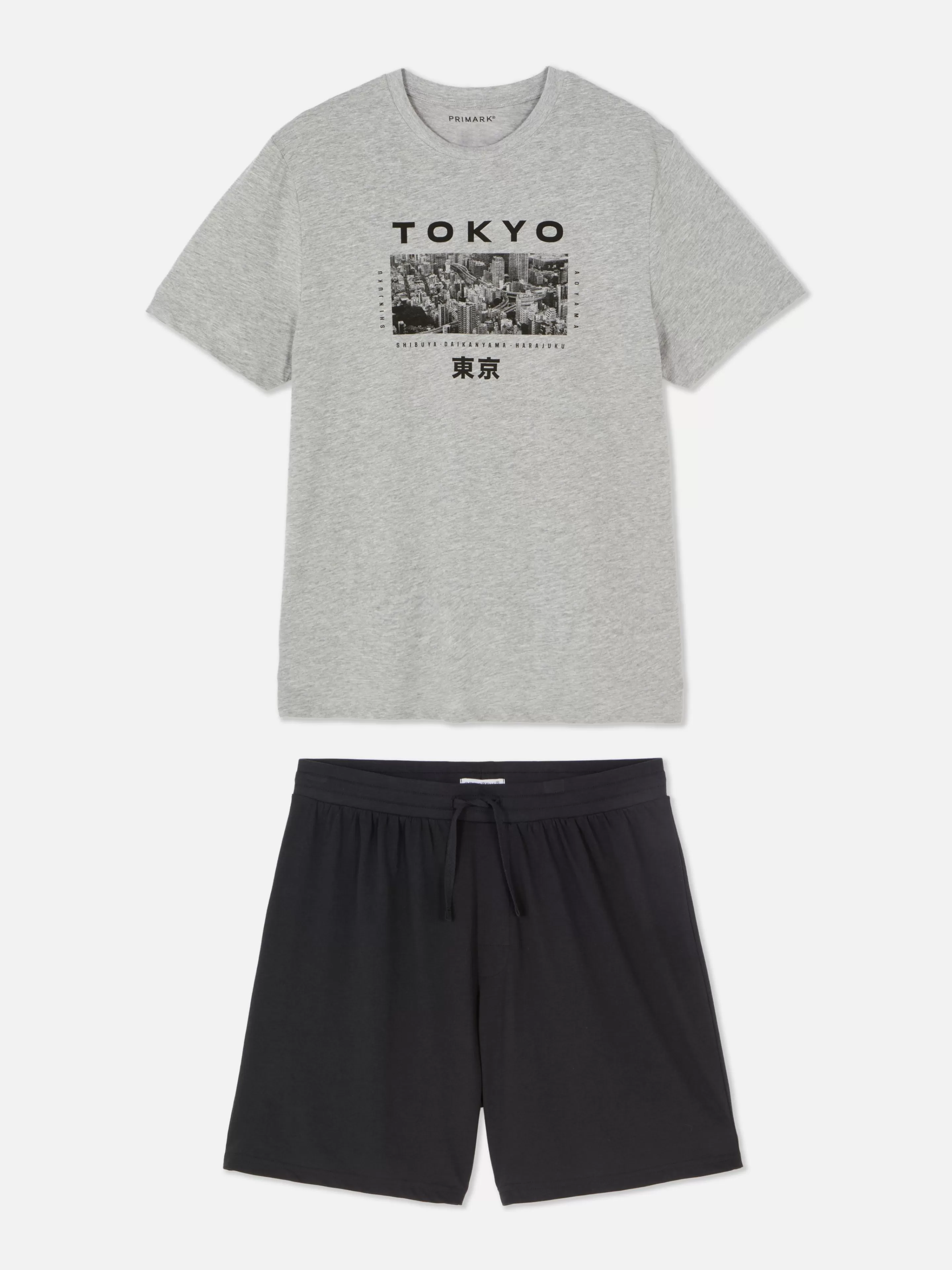 Pyjama T-shirt Et Short Tokyo-Primark New