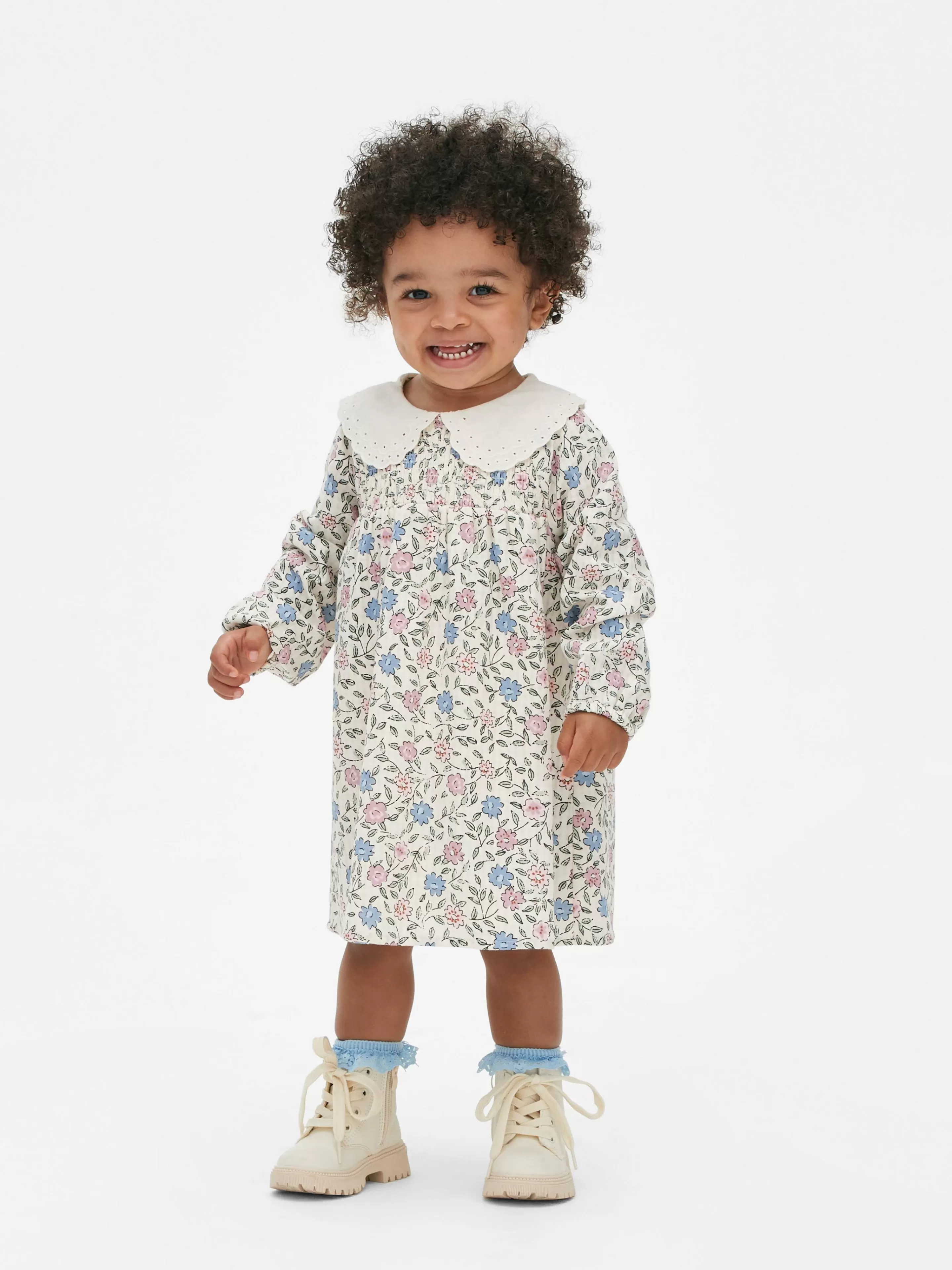 Robe à Col Et à Motif Floral-Primark Outlet