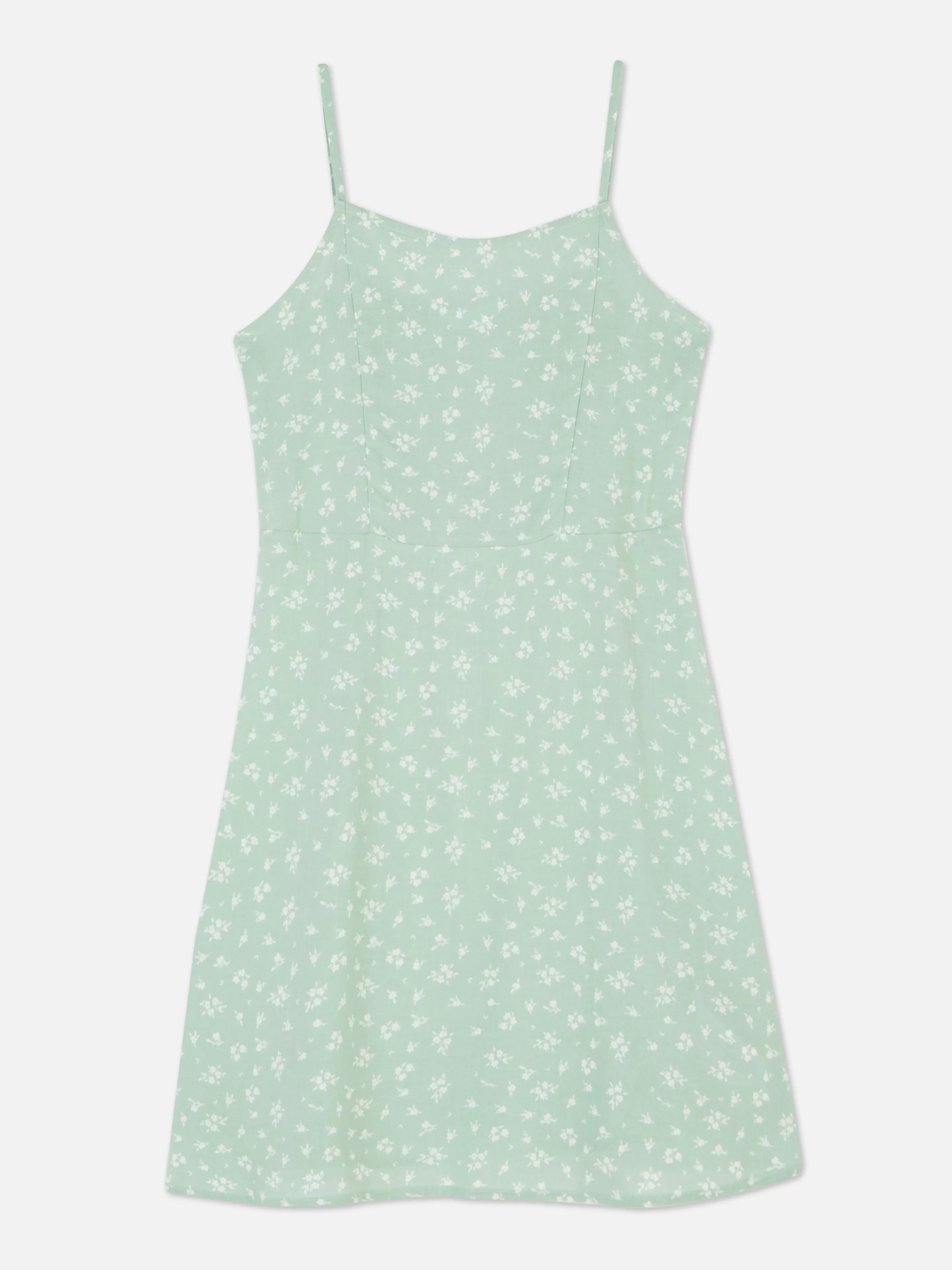 Robe à Fines Bretelles Et à Motifs-Primark Fashion