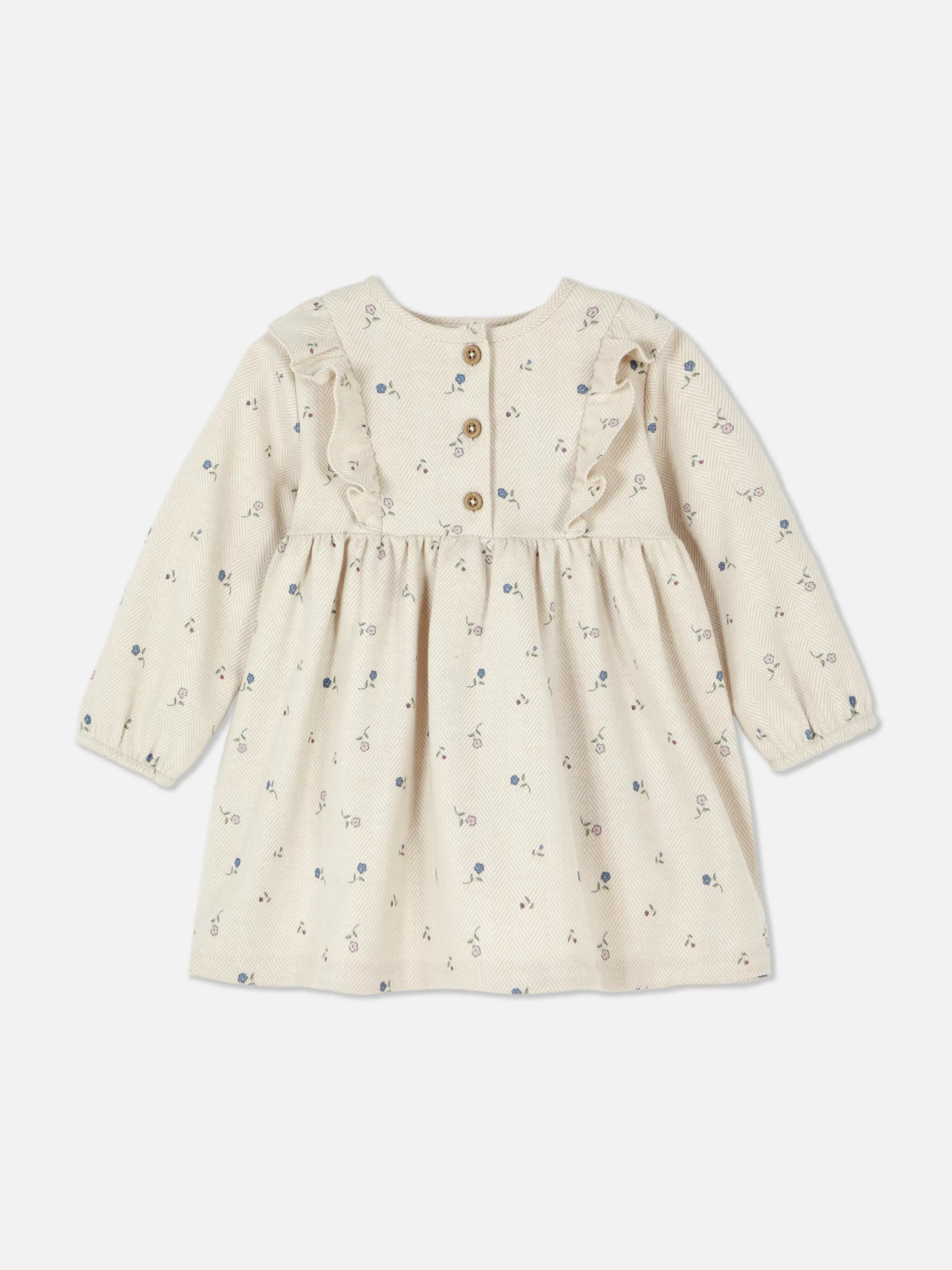 Robe à Petites Fleurs Et Volants-Primark Sale