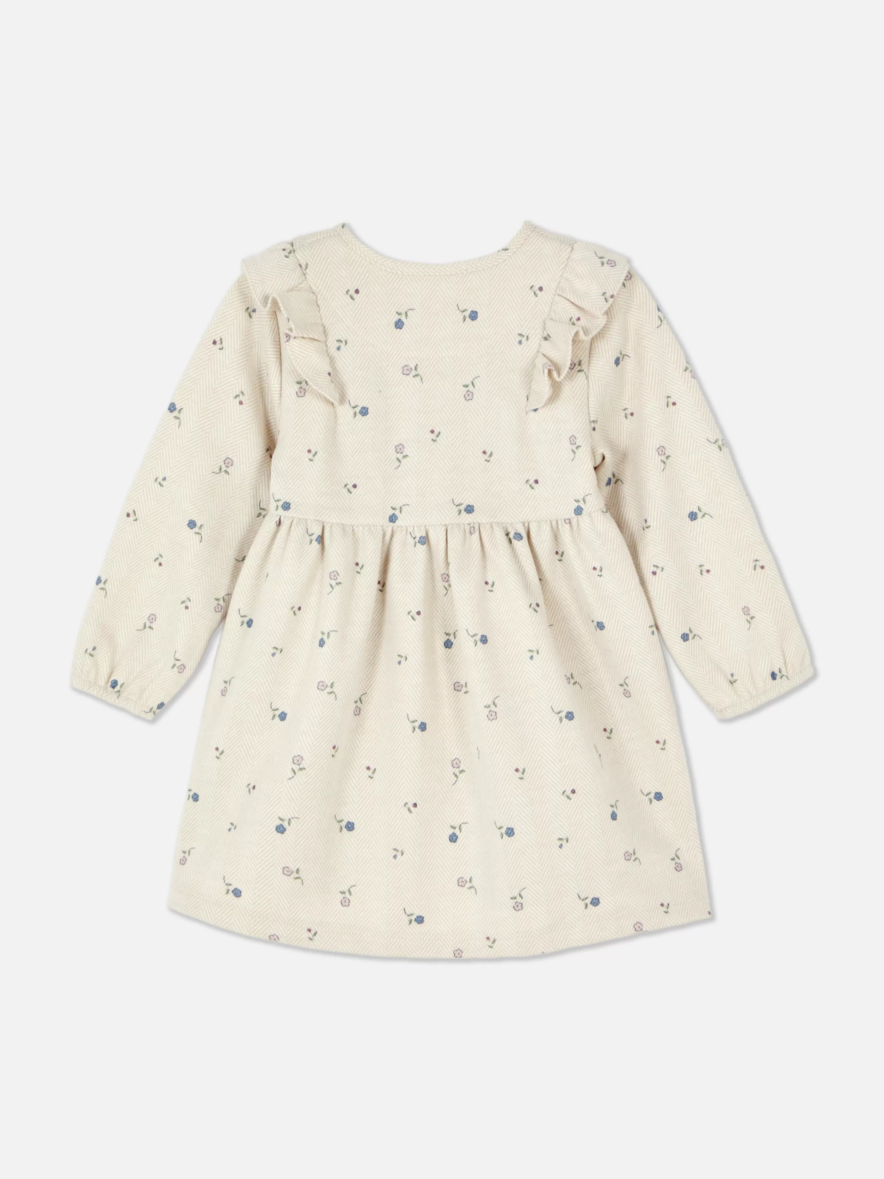 Robe à Petites Fleurs Et Volants-Primark Sale