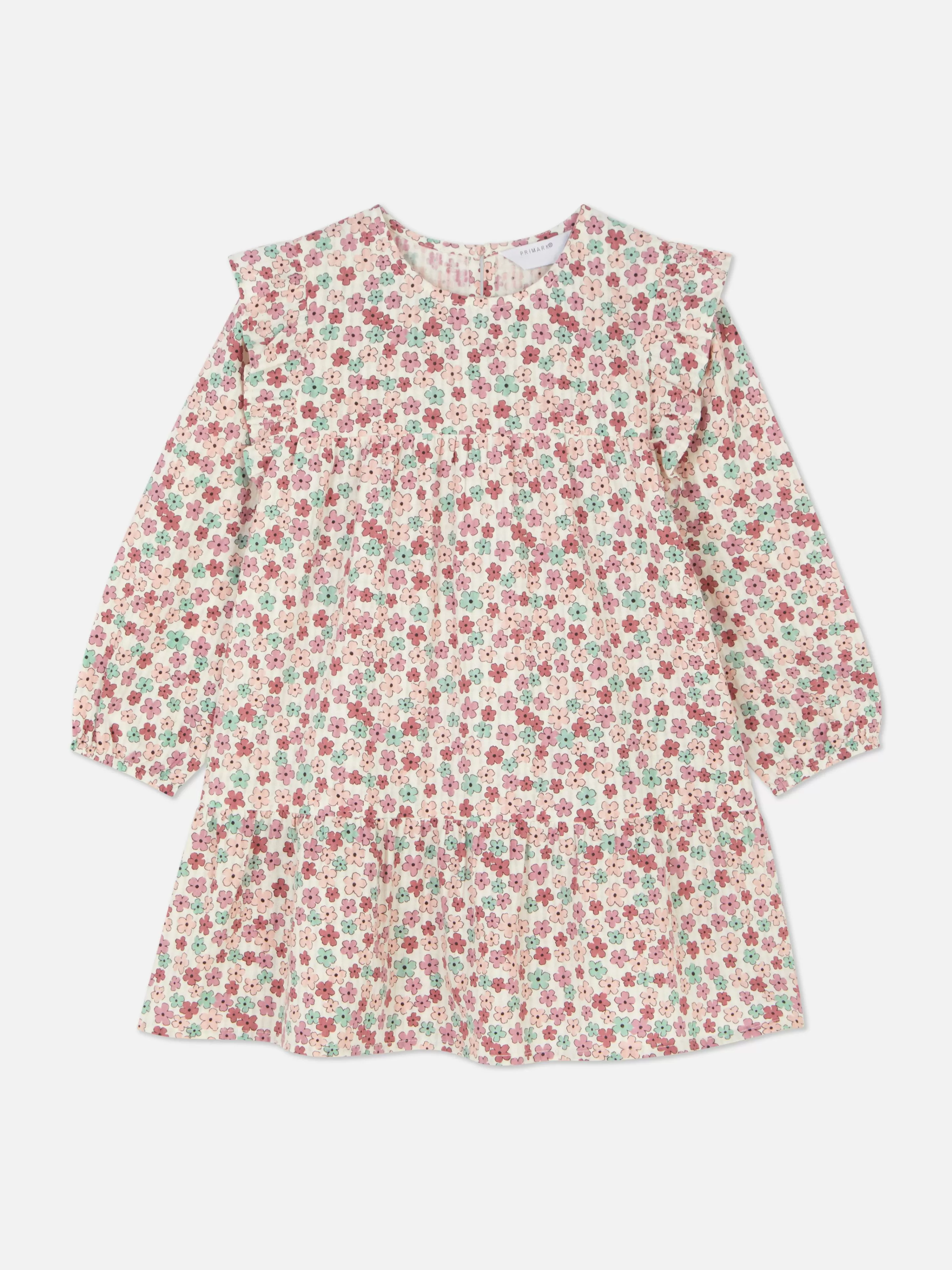 Robe à Volants à Motif Floral-Primark Shop
