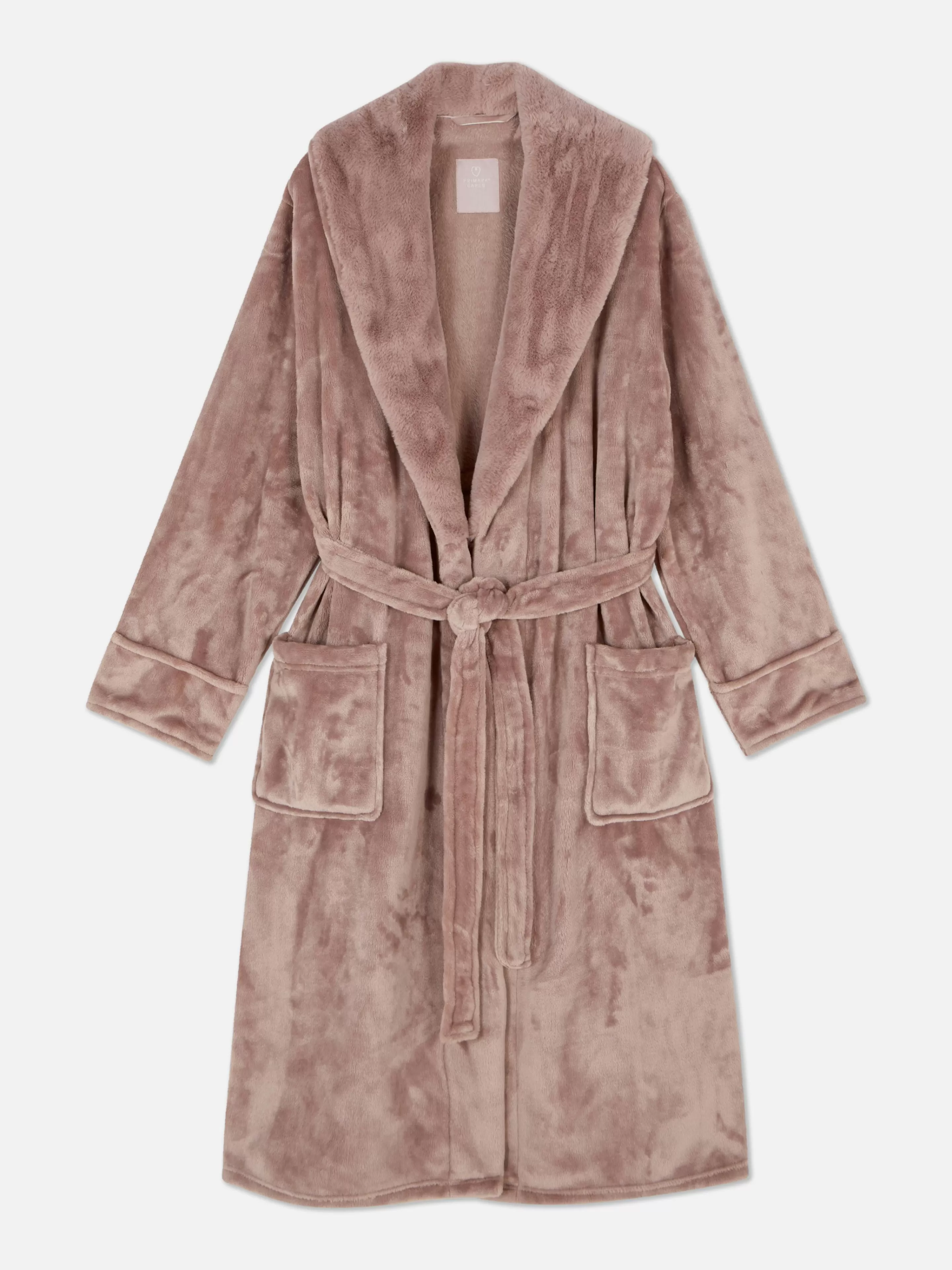 Robe De Chambre Mi-longue Duveteuse-Primark New