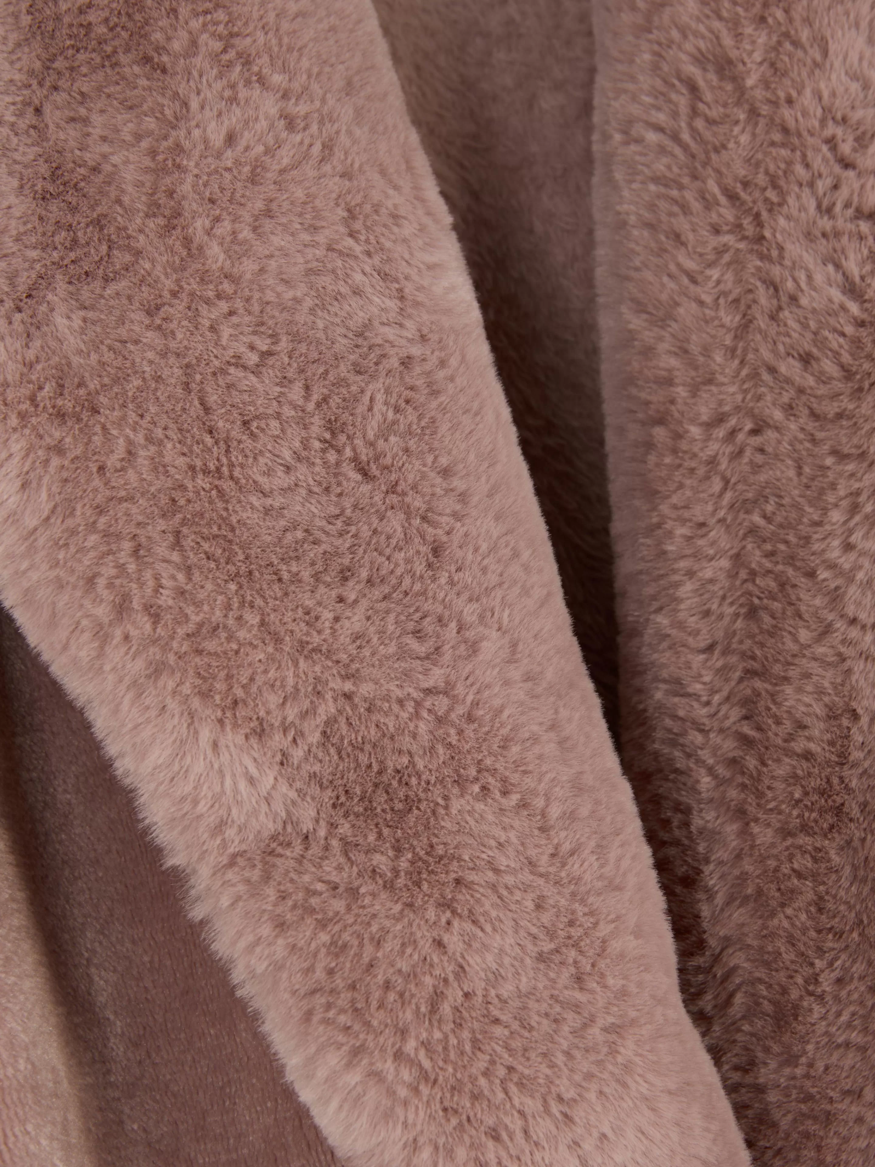 Robe De Chambre Mi-longue Duveteuse-Primark New