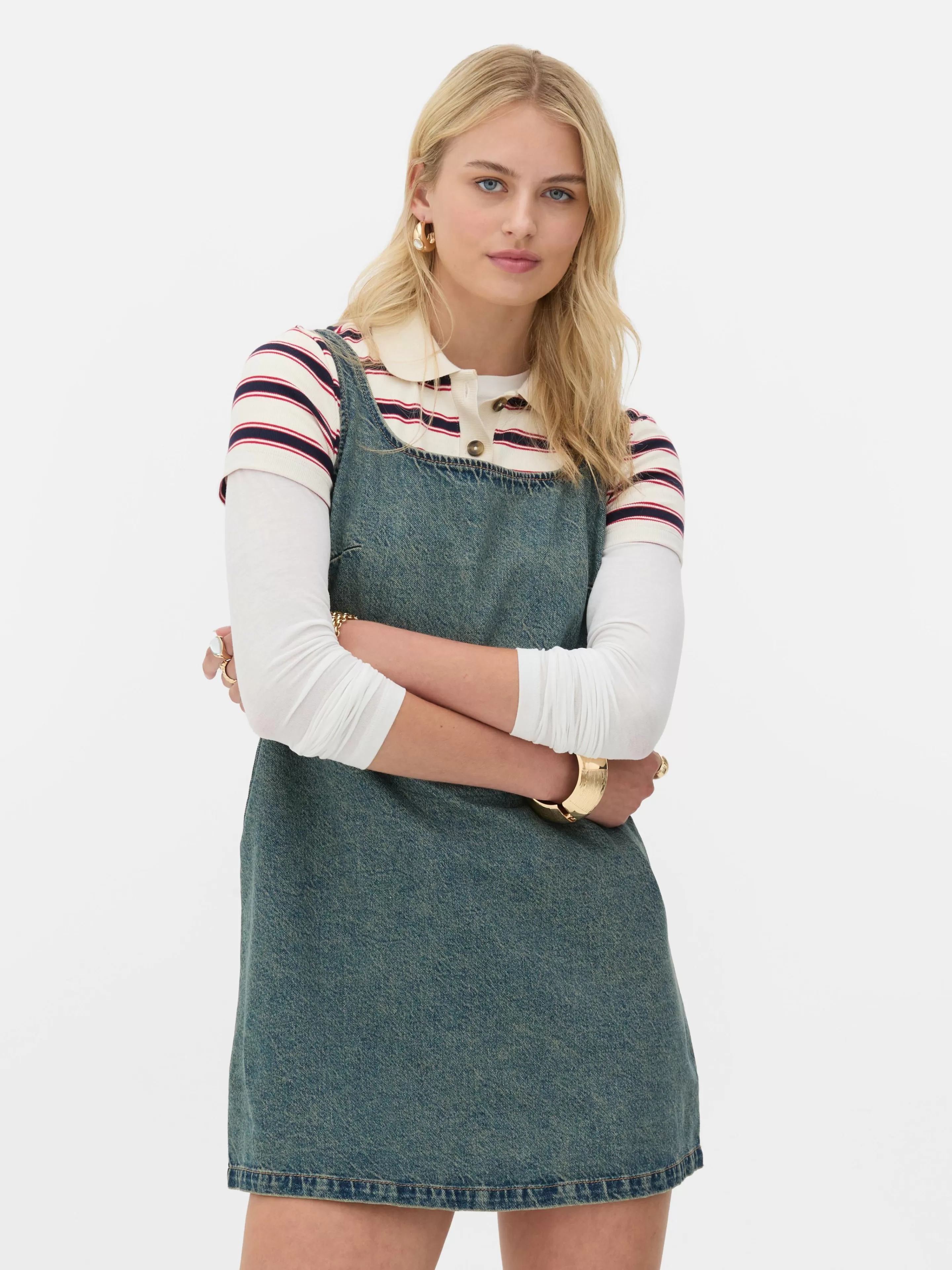 Robe Droite En Denim Rita Ora-Primark New