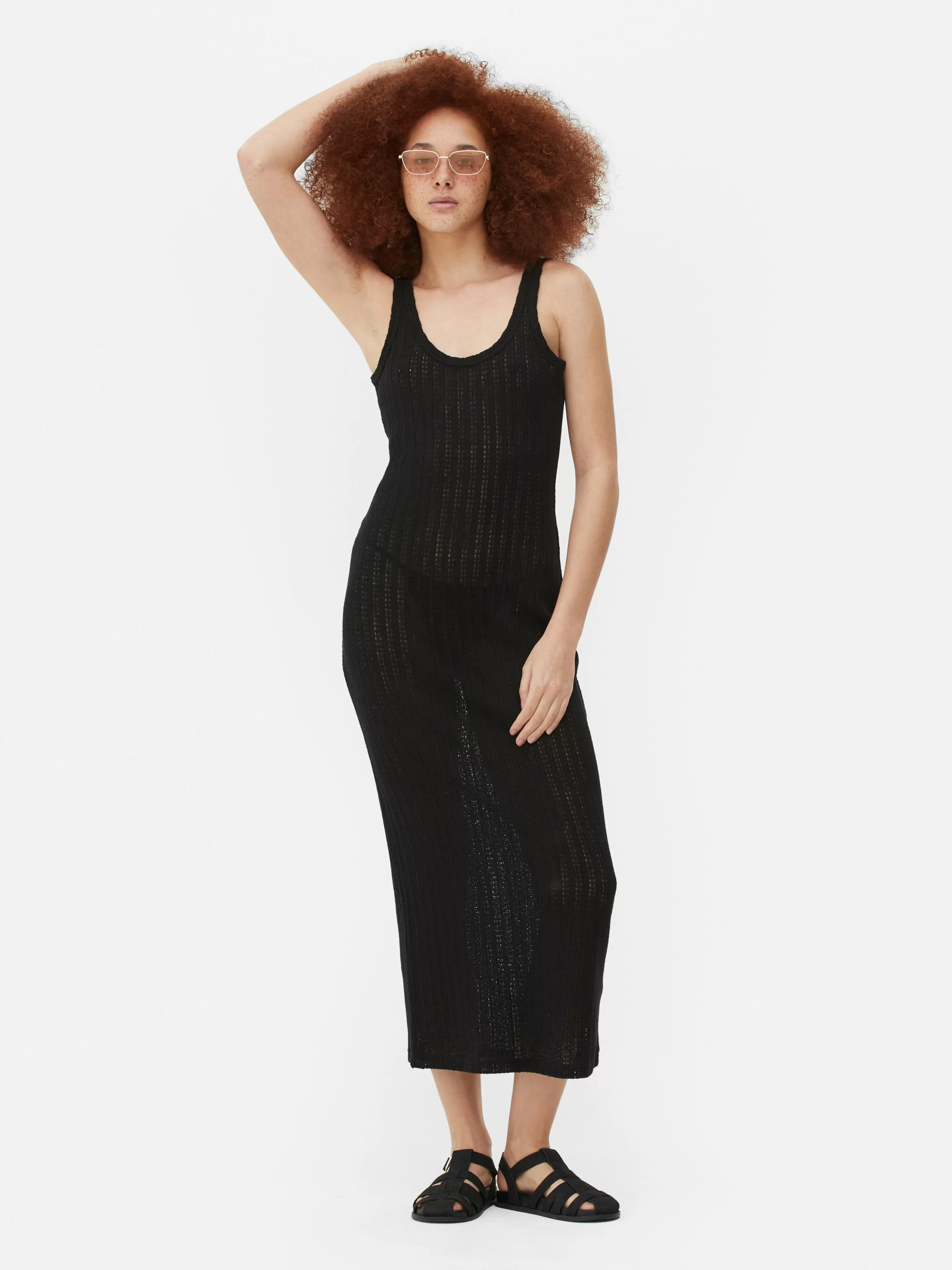 Robe Mi-longue En Crochet-Primark Online