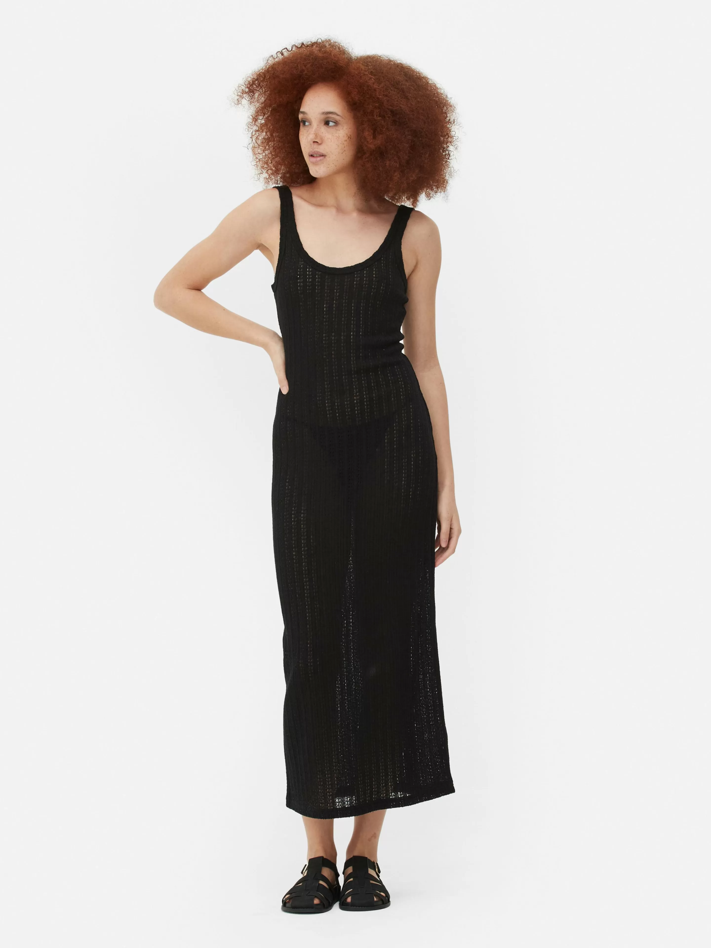 Robe Mi-longue En Crochet-Primark Online