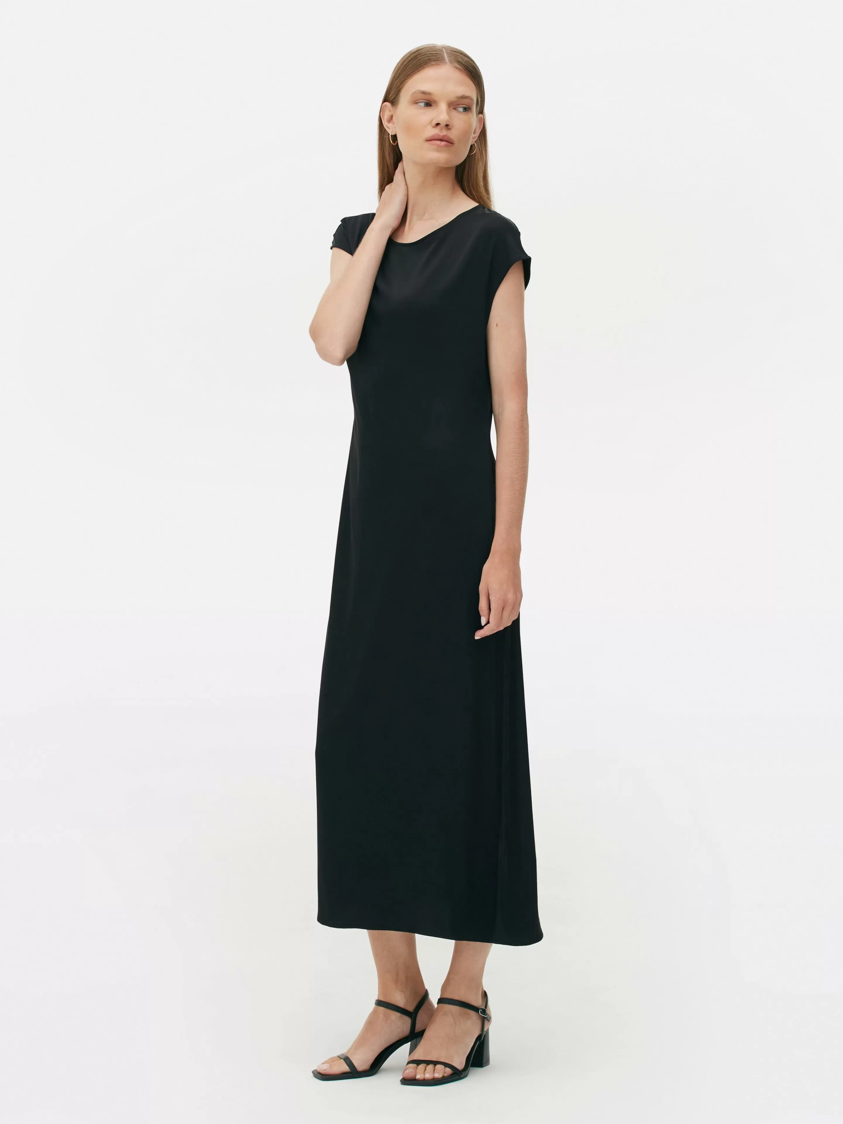 Robe Mi-longue En Satin The Edit-Primark Outlet