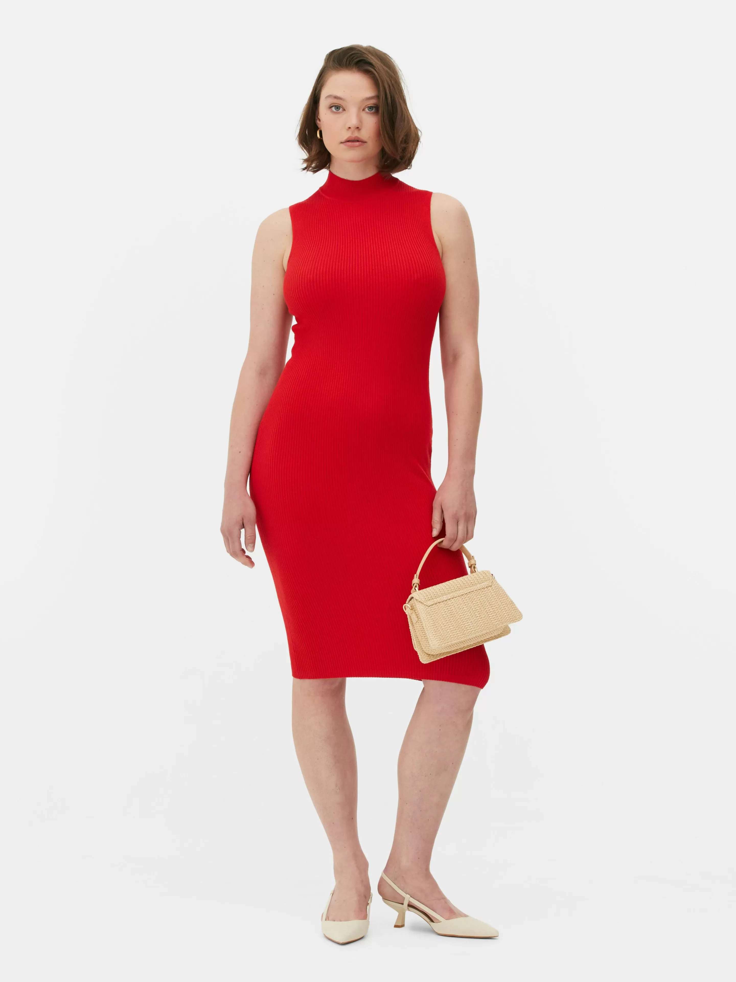 Robe Mi-longue Sans Manches En Maille-Primark Best