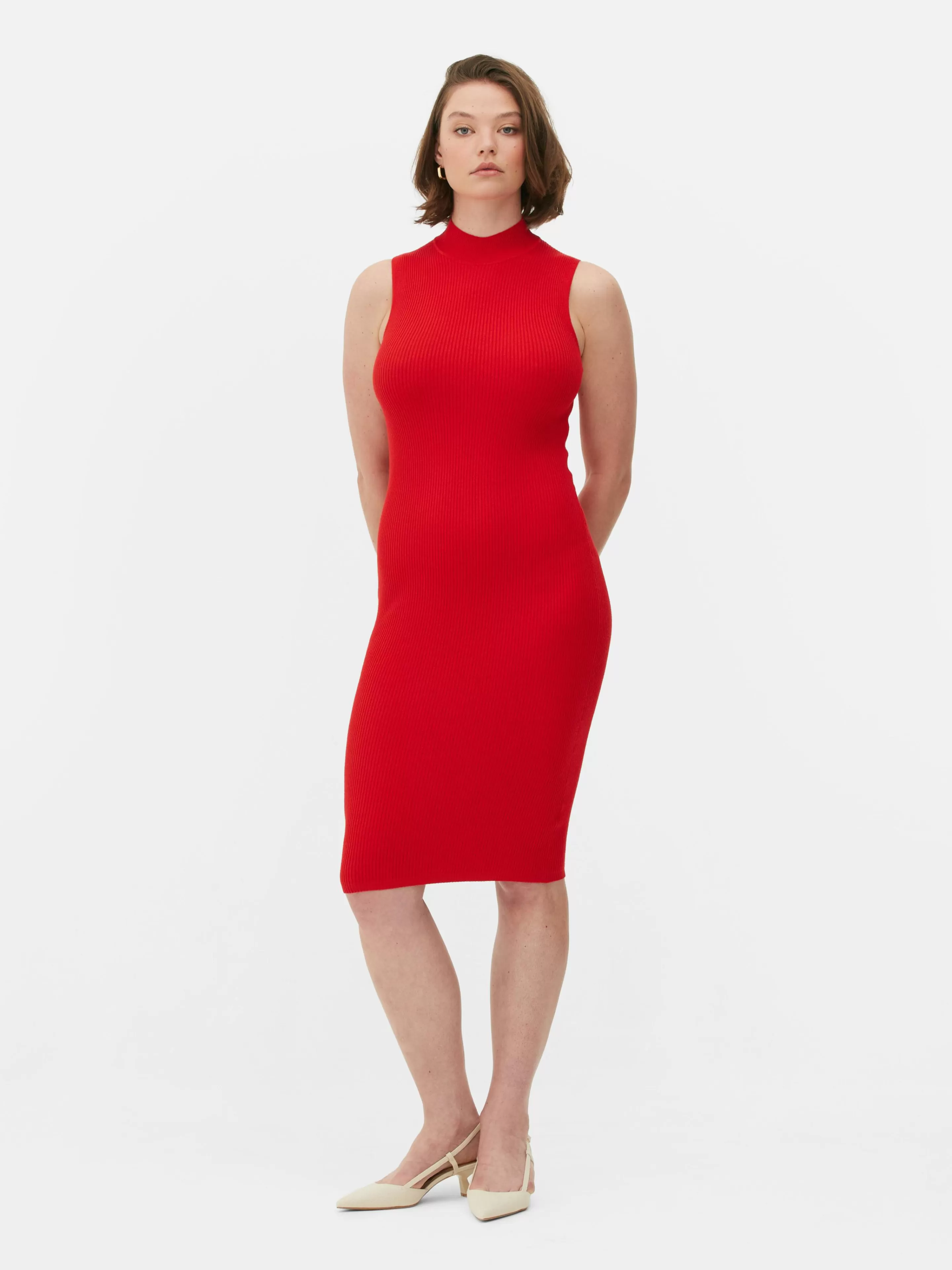 Robe Mi-longue Sans Manches En Maille-Primark Best