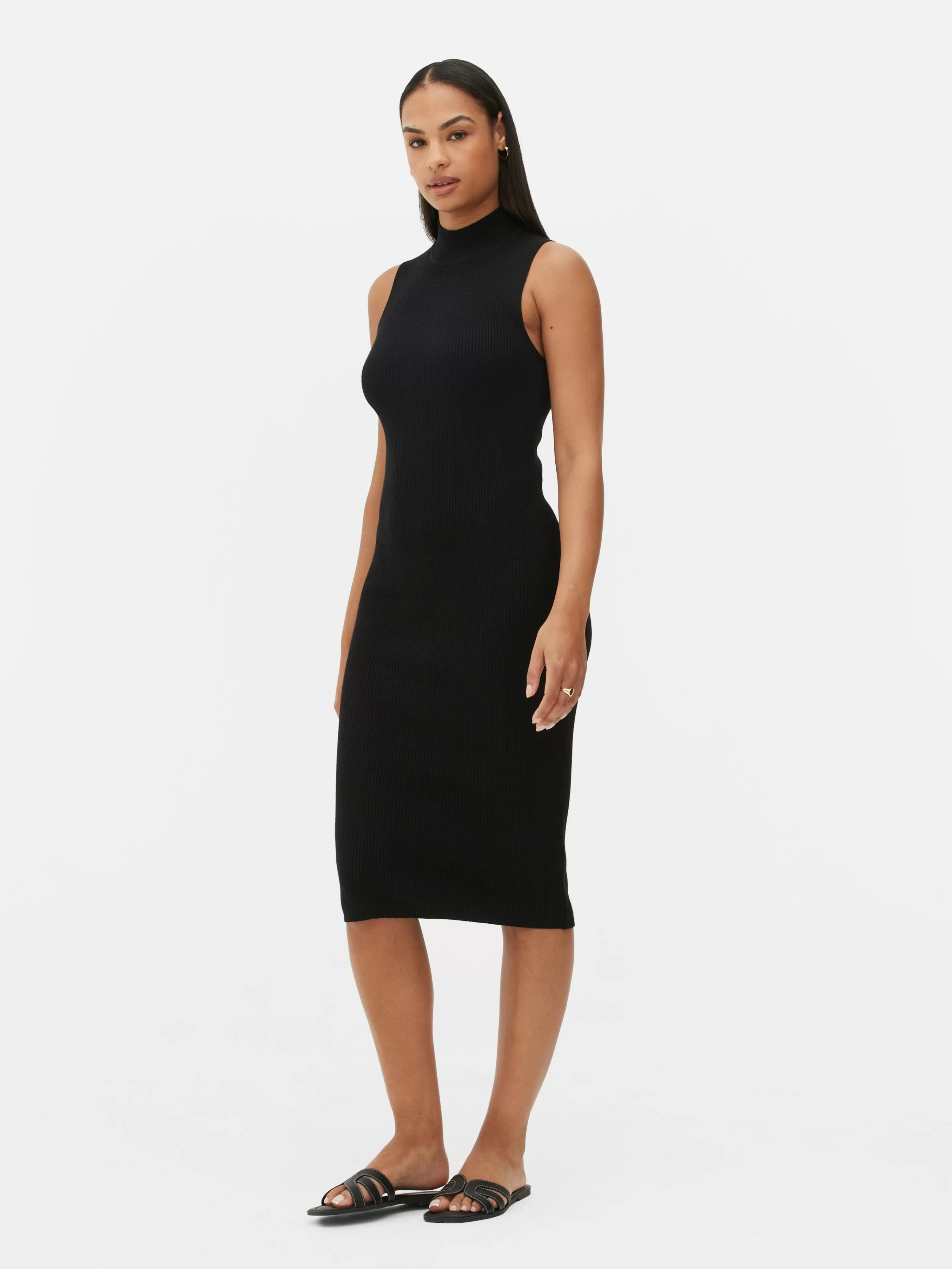 Robe Mi-longue Sans Manches En Maille-Primark Cheap