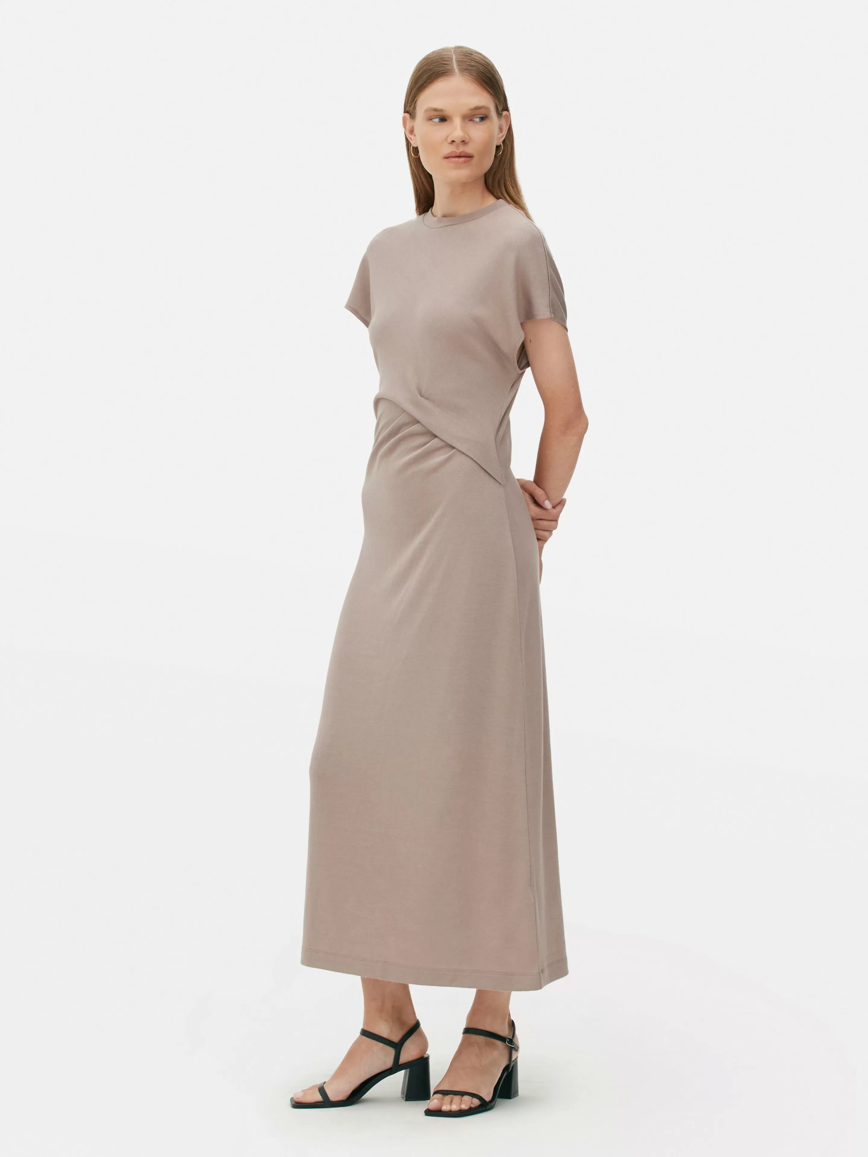Robe Mi-longue Torsadée En Jersey The Edit-Primark Best Sale