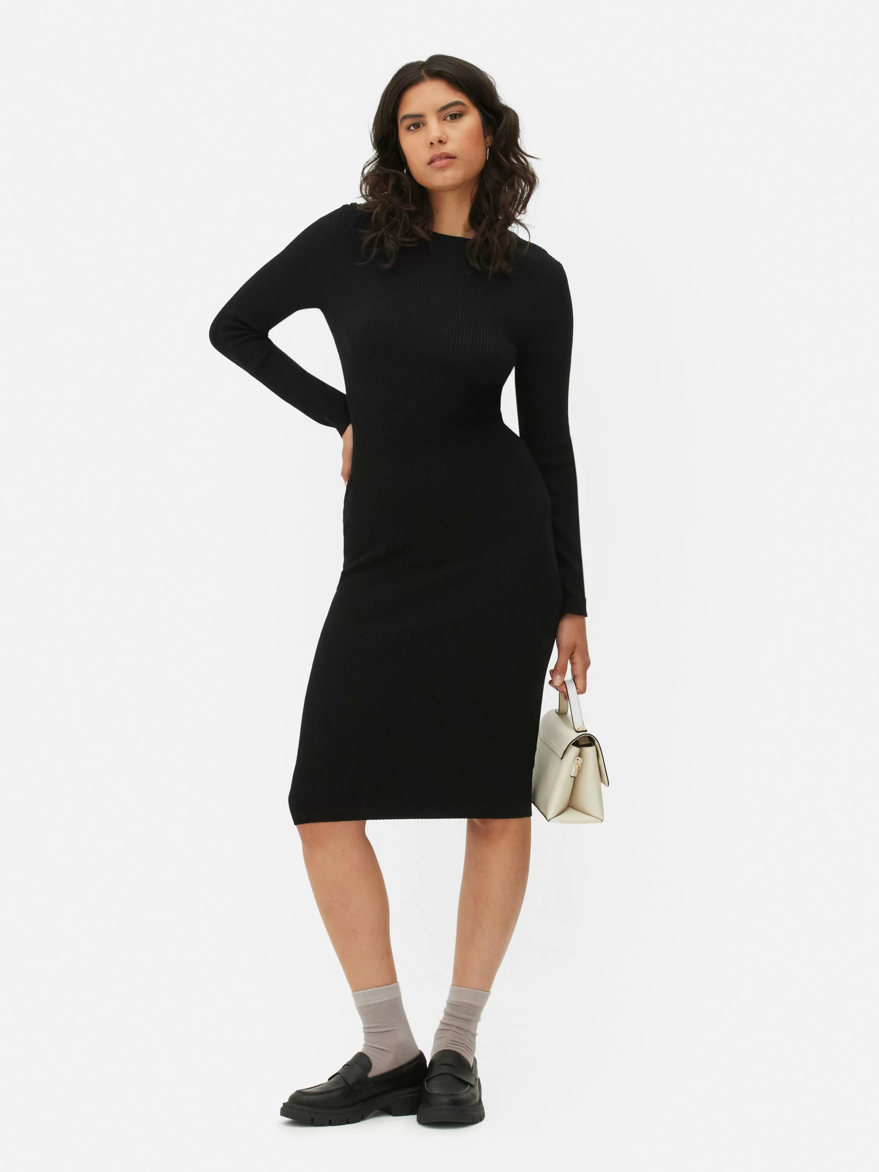 Robe-pull à Col Ras-du-cou Et Manches Longues-Primark Discount