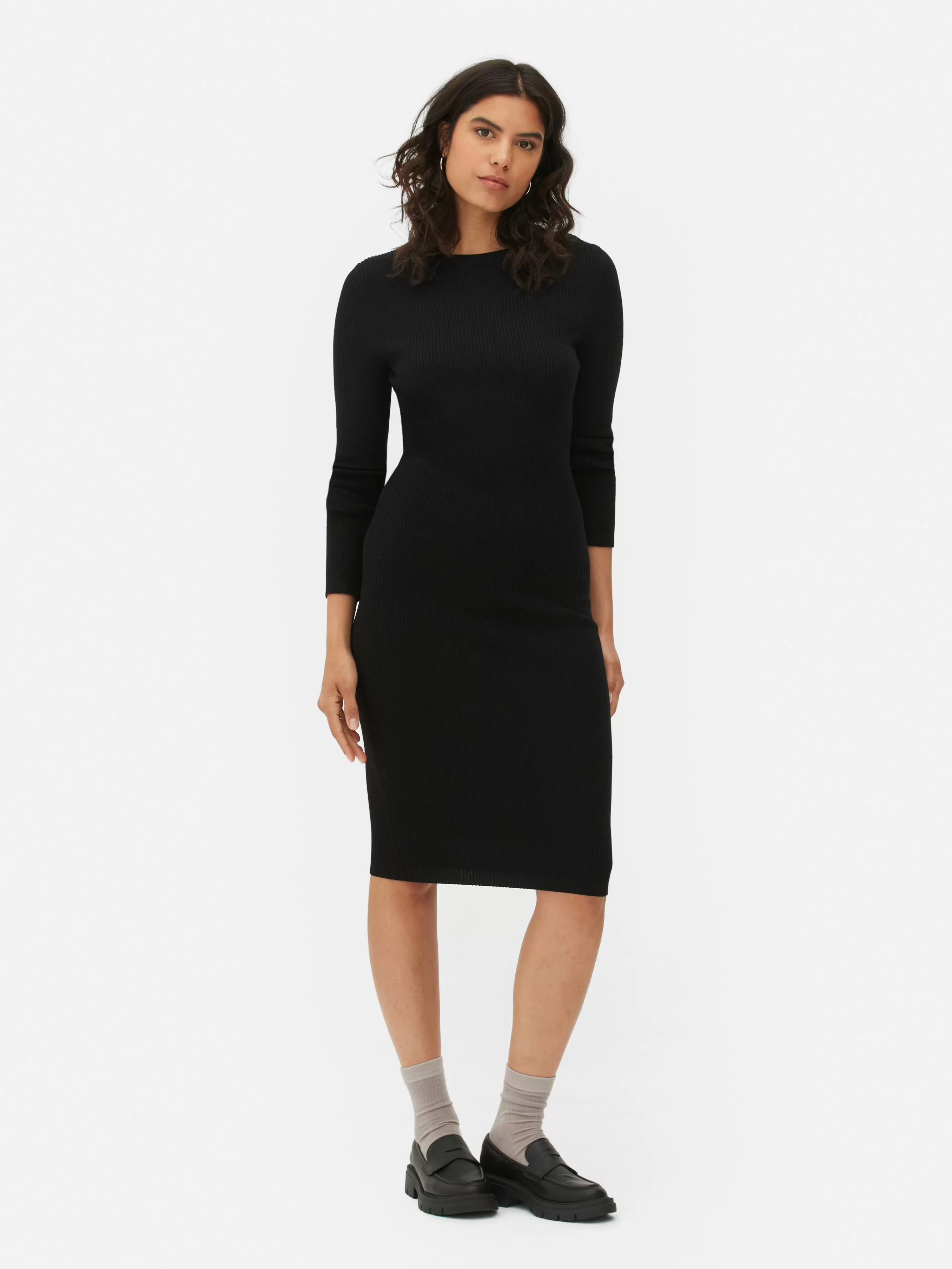 Robe-pull à Col Ras-du-cou Et Manches Longues-Primark Discount