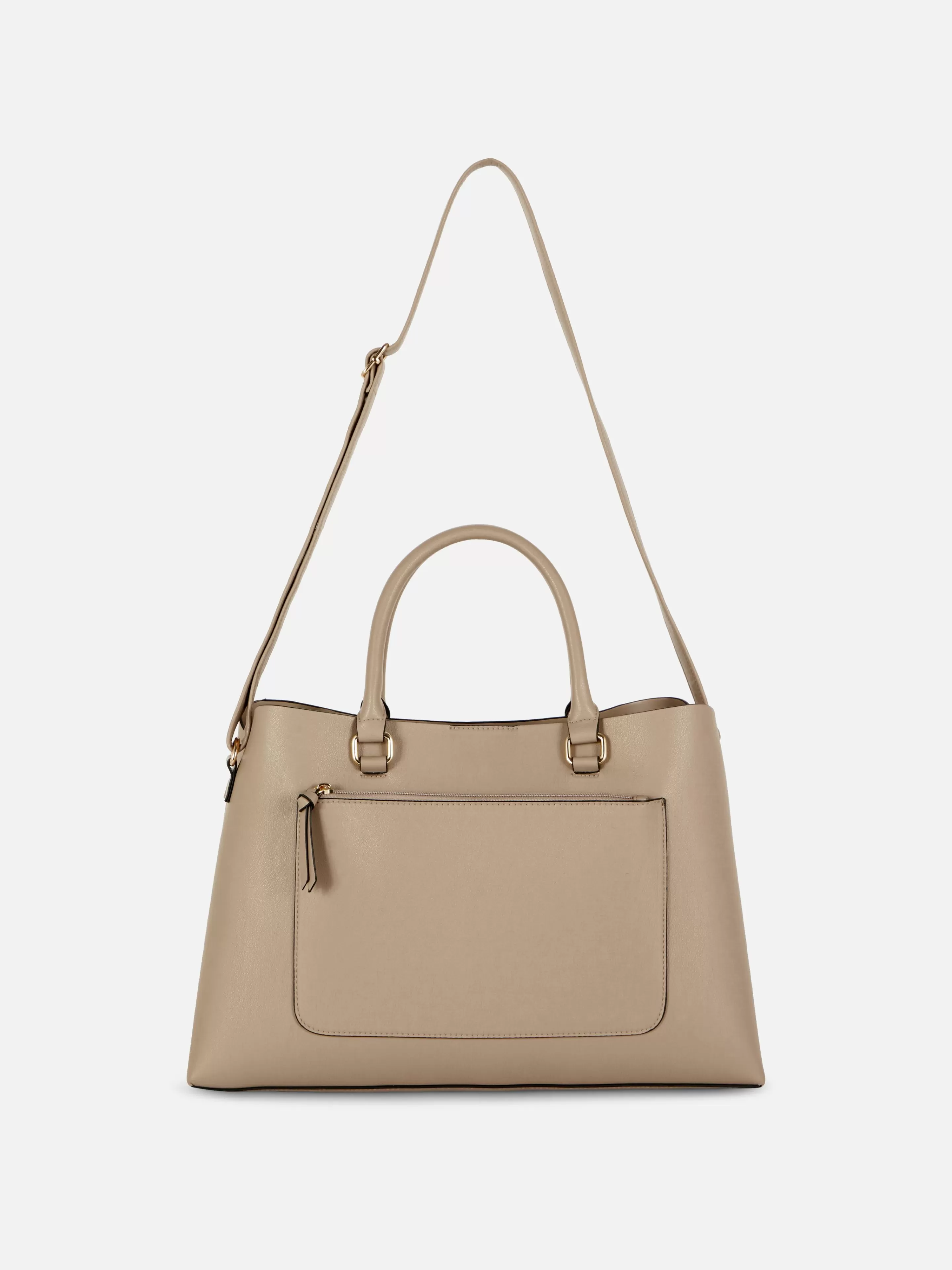 Sac Fourre-tout En Simili Cuir à Poche Zippée-Primark Best Sale