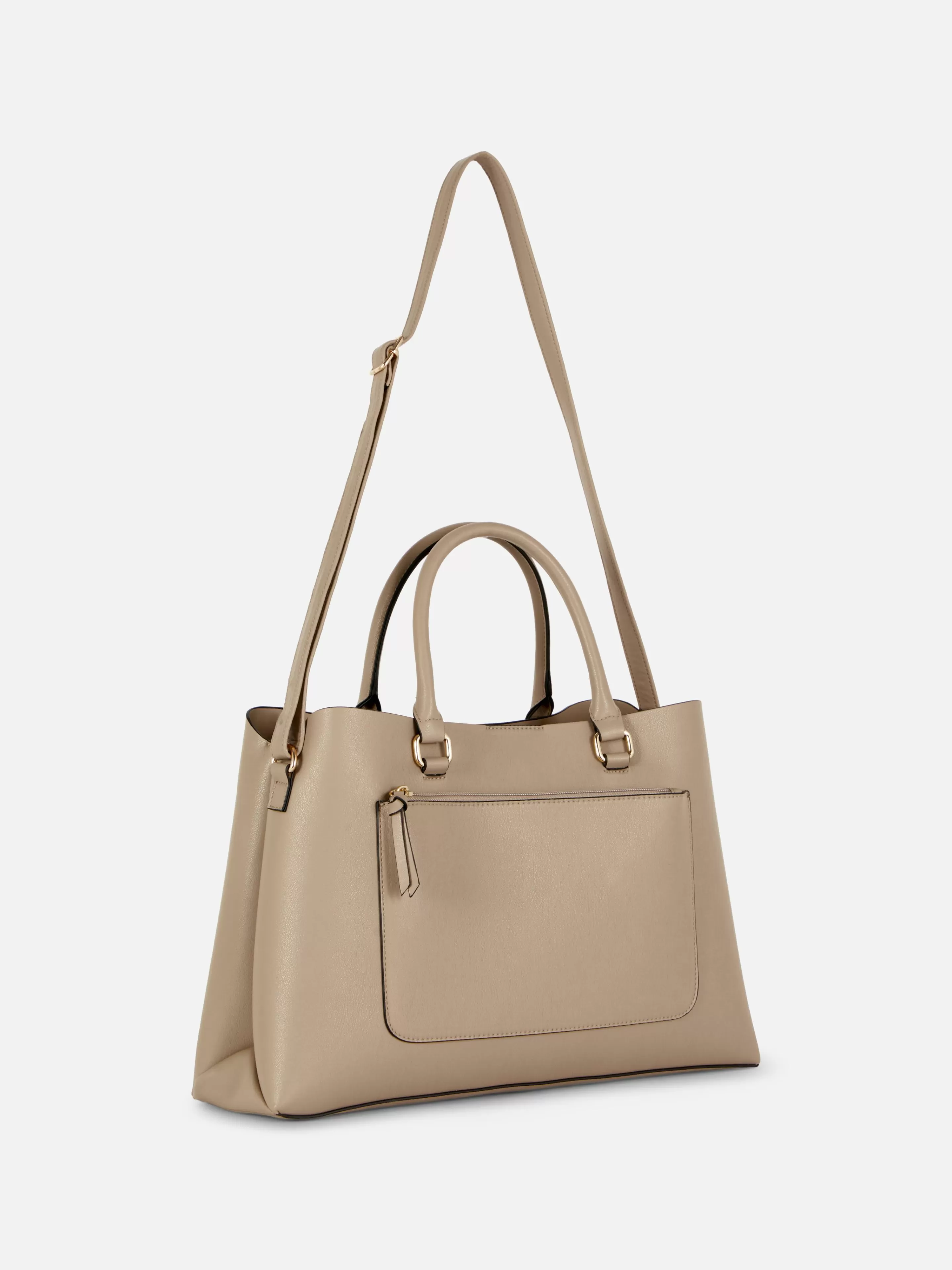 Sac Fourre-tout En Simili Cuir à Poche Zippée-Primark Best Sale