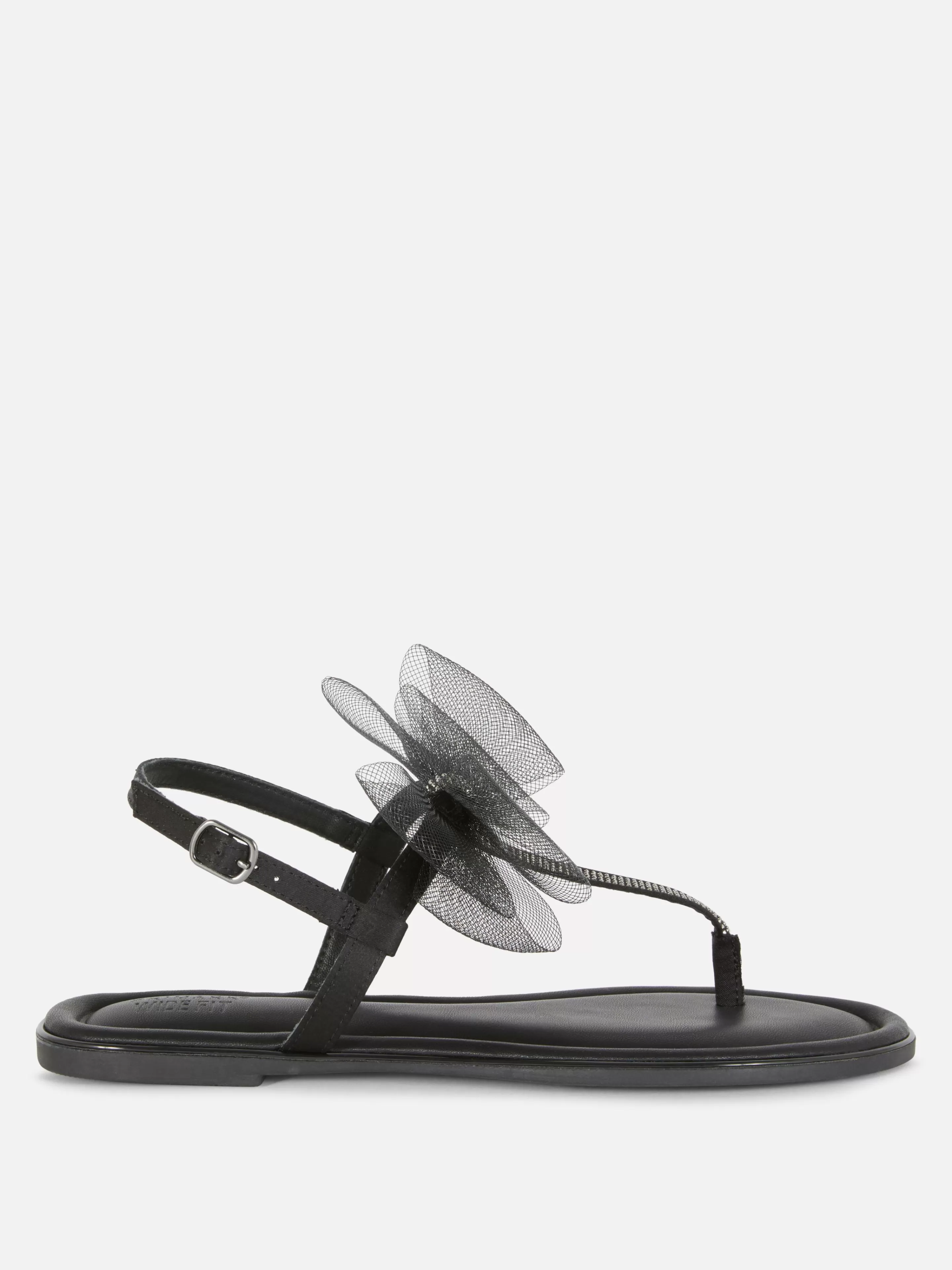 Sandales à Nœud En Maille, Pointure Large-Primark Discount