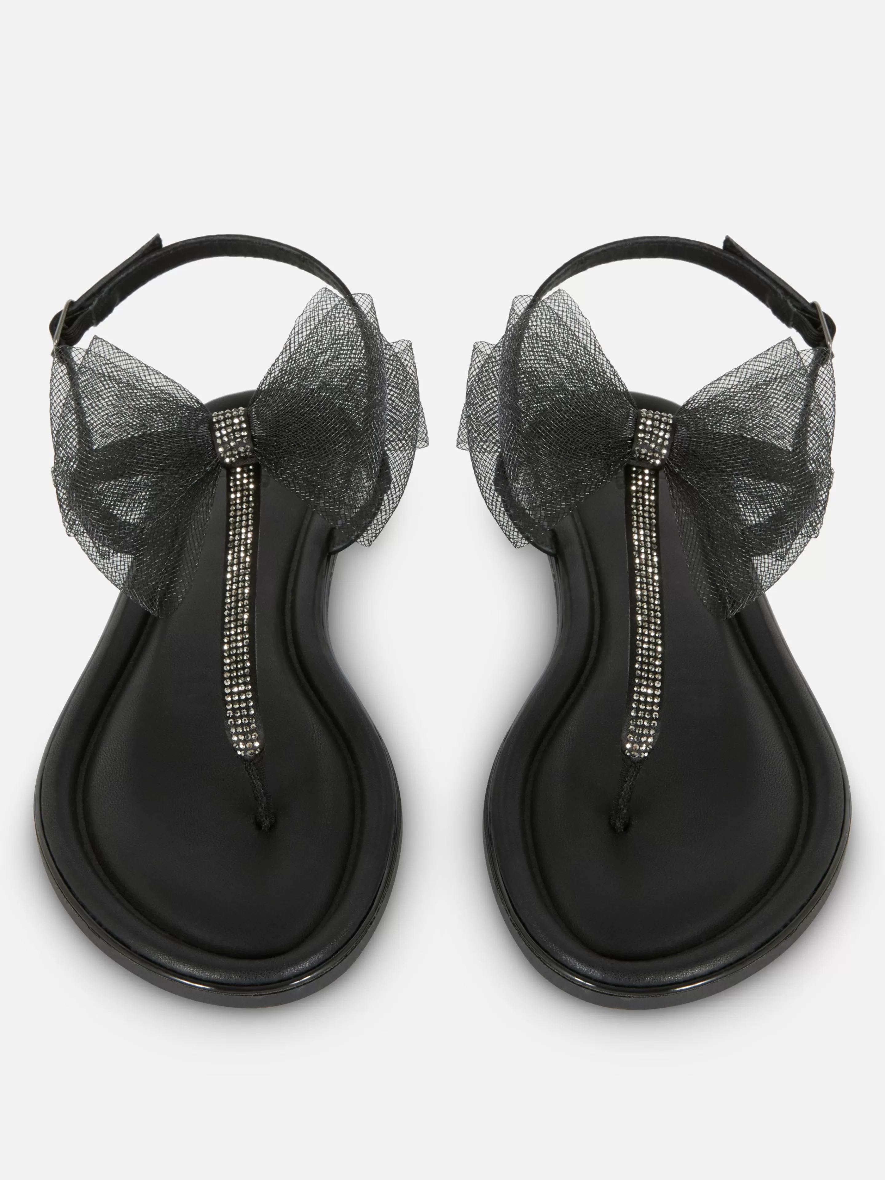 Sandales à Nœud En Maille, Pointure Large-Primark Discount