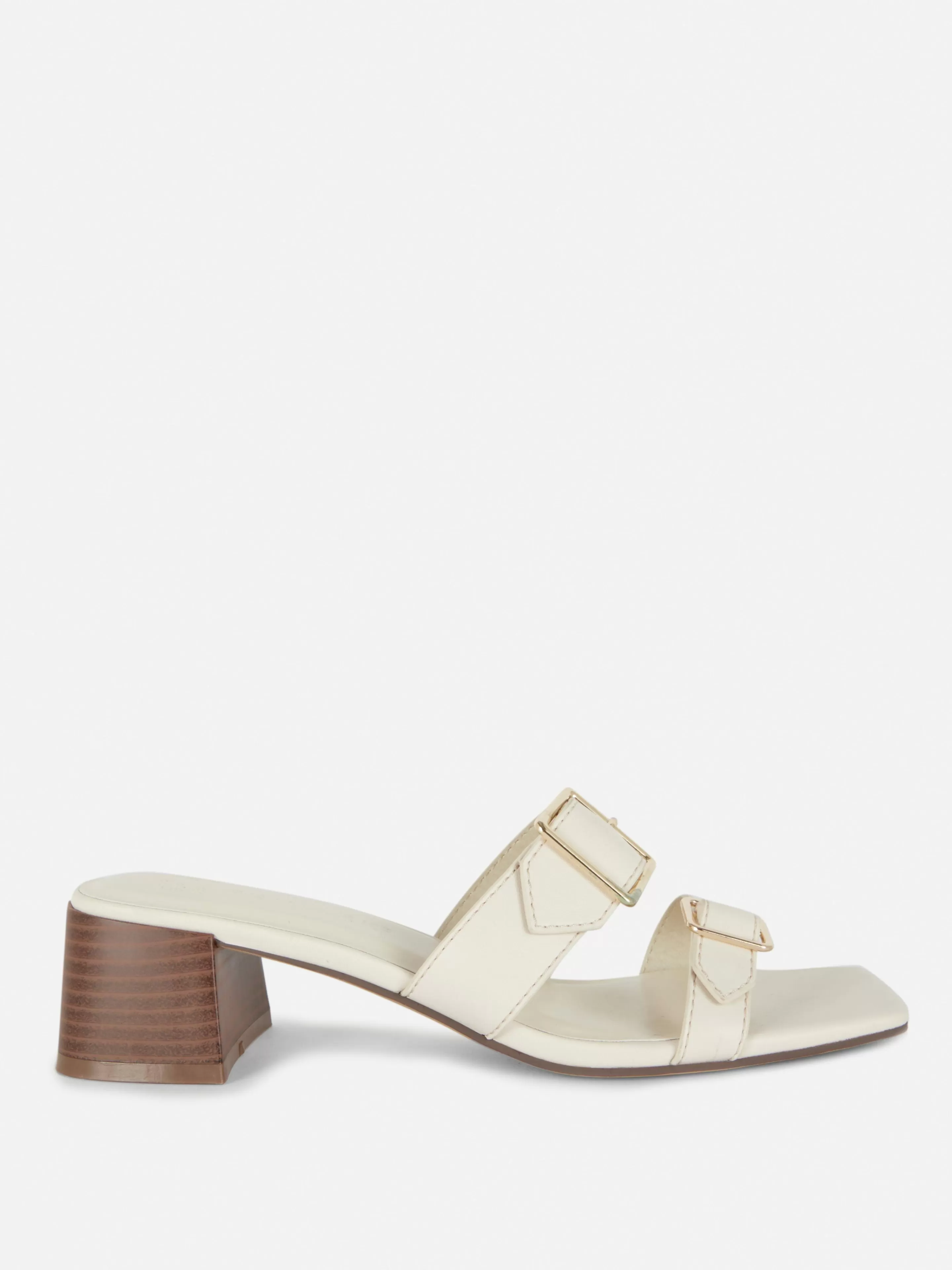Sandales à Talon Bloc Avec Boucles-Primark Discount