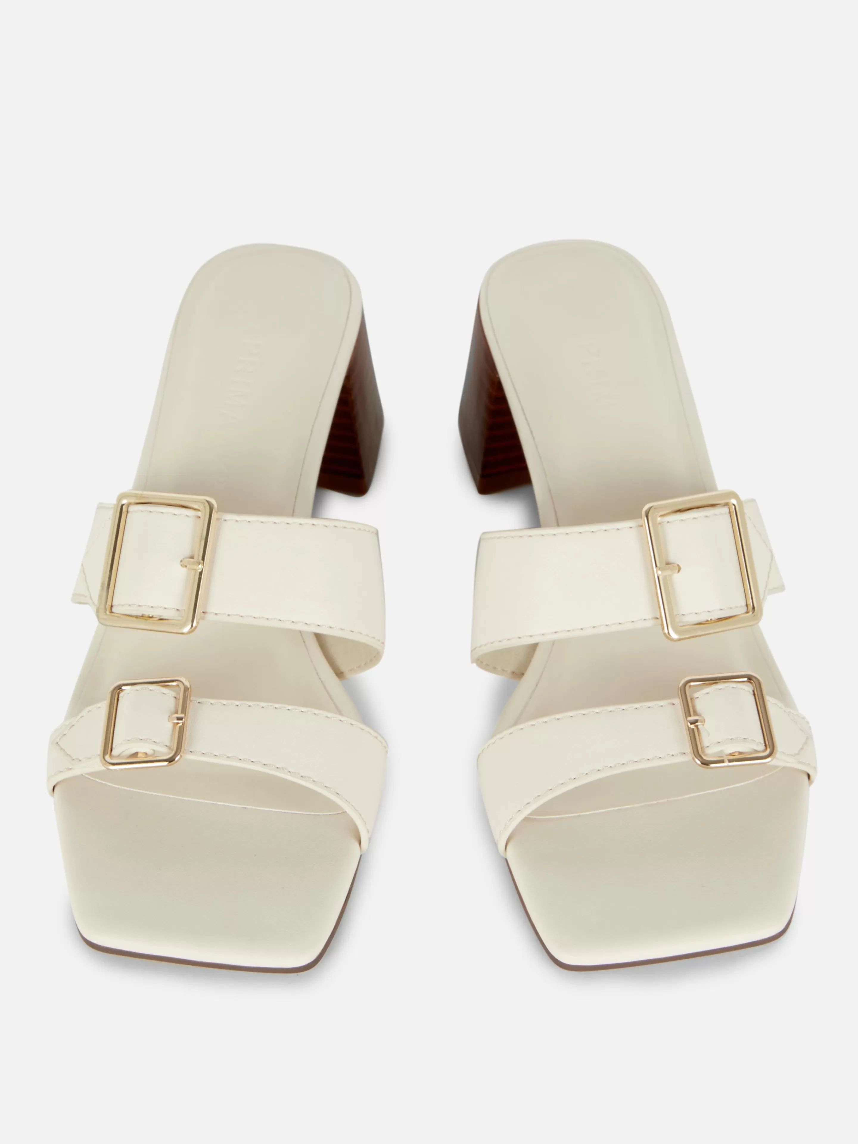 Sandales à Talon Bloc Avec Boucles-Primark Discount