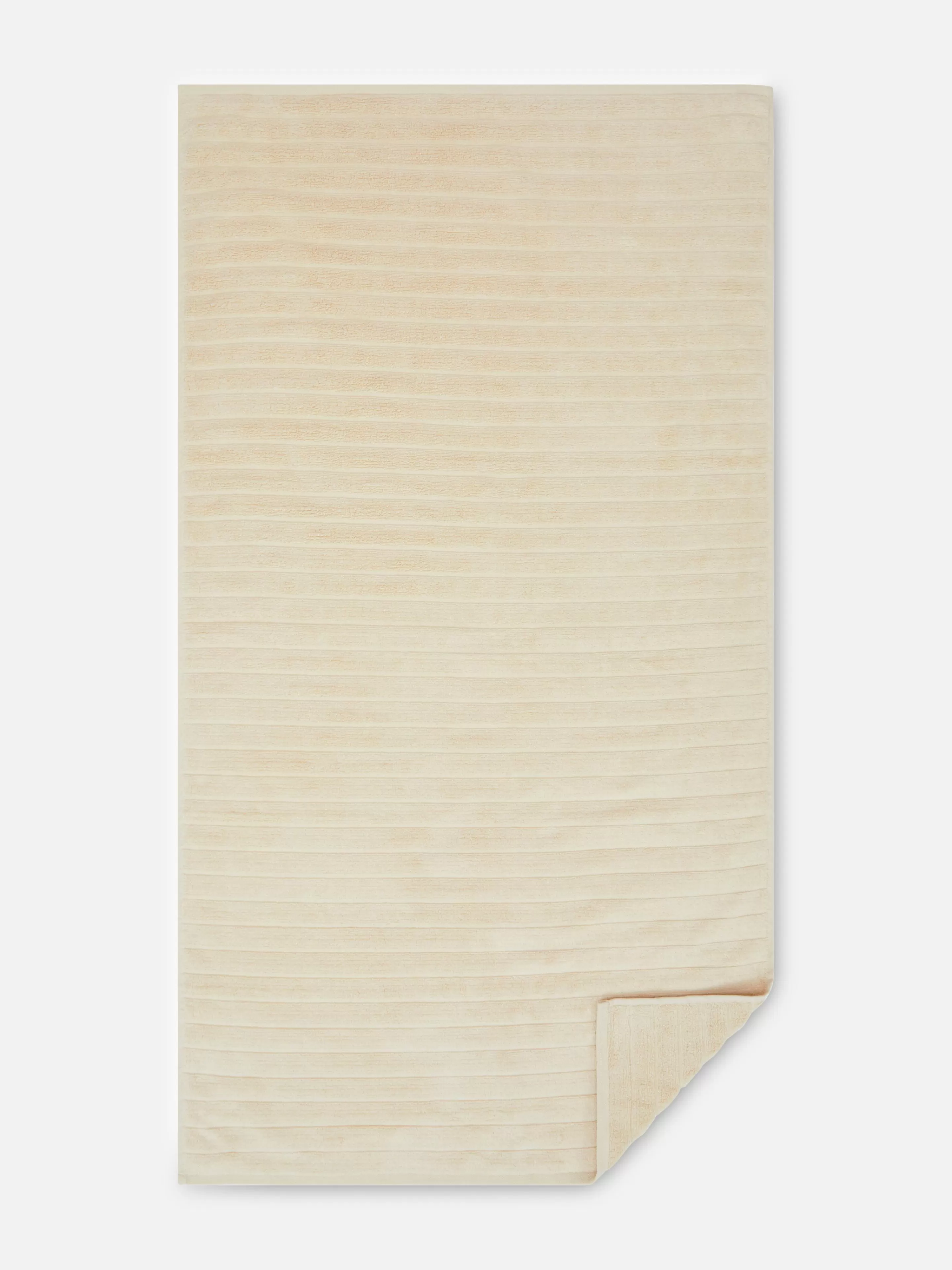 Serviette De Bain Côtelée Texturée-Primark Clearance