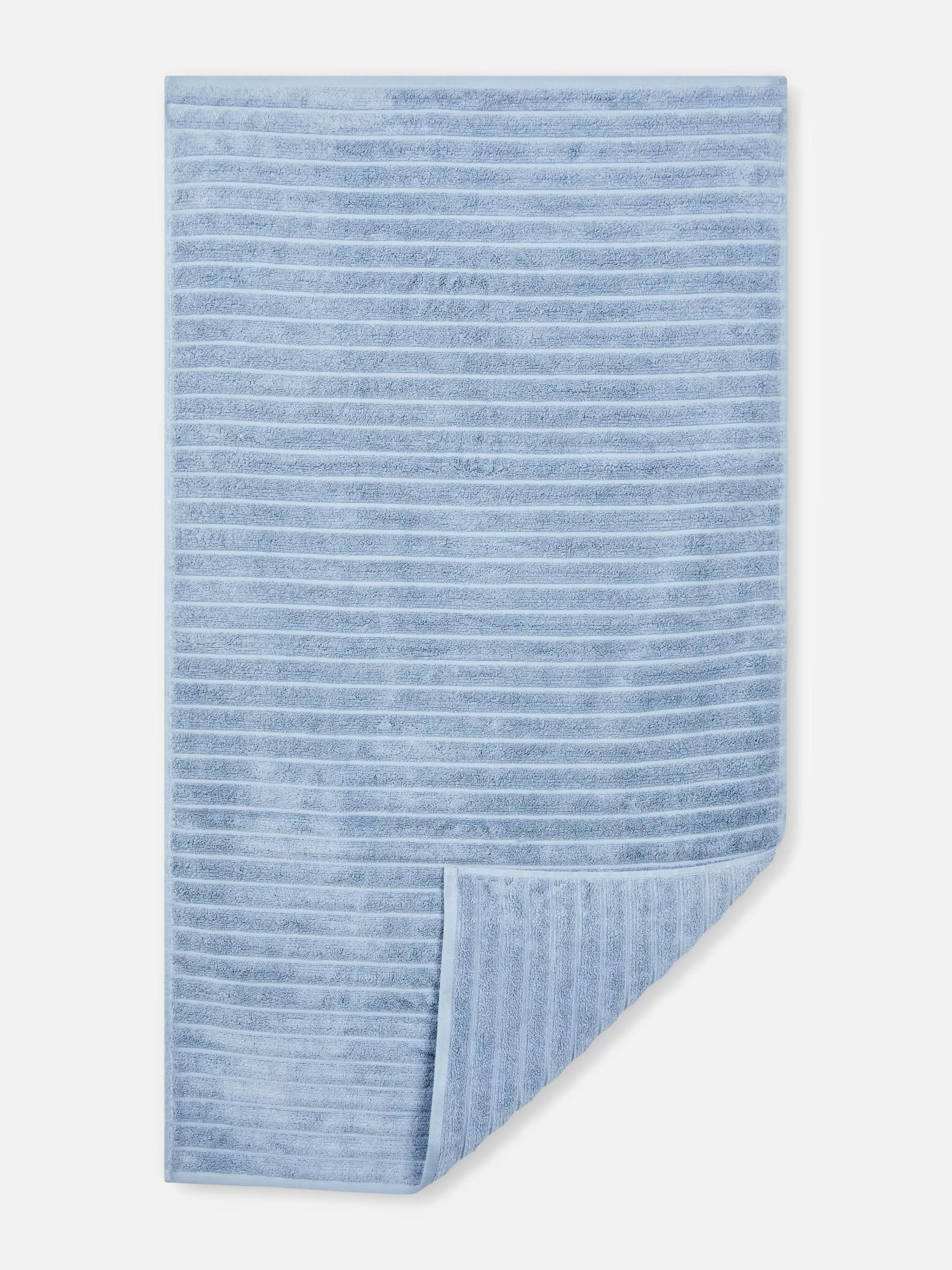 Serviette De Bain Côtelée Texturée-Primark Shop