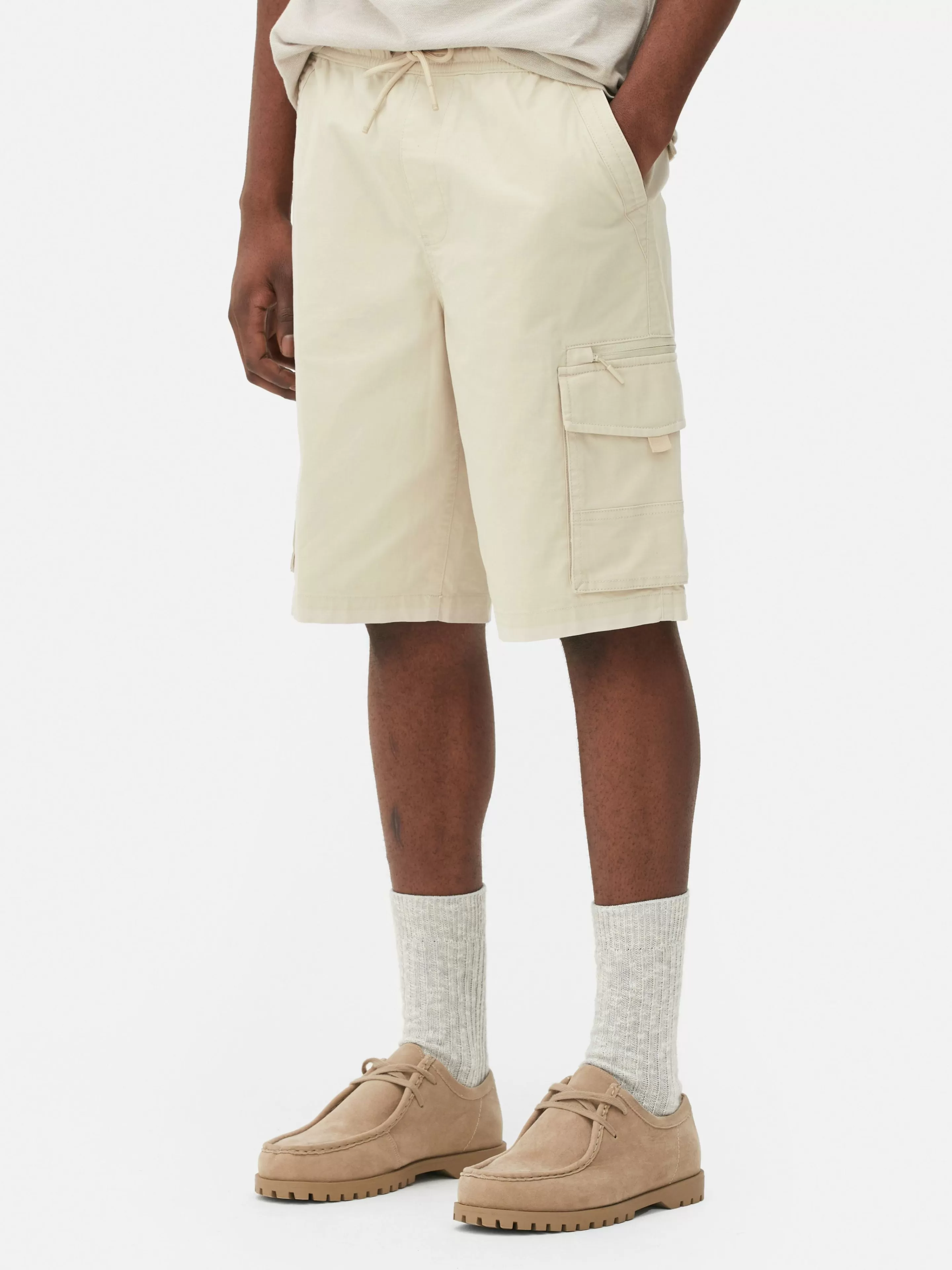 Short Cargo Avec Cordon De Serrage-Primark New