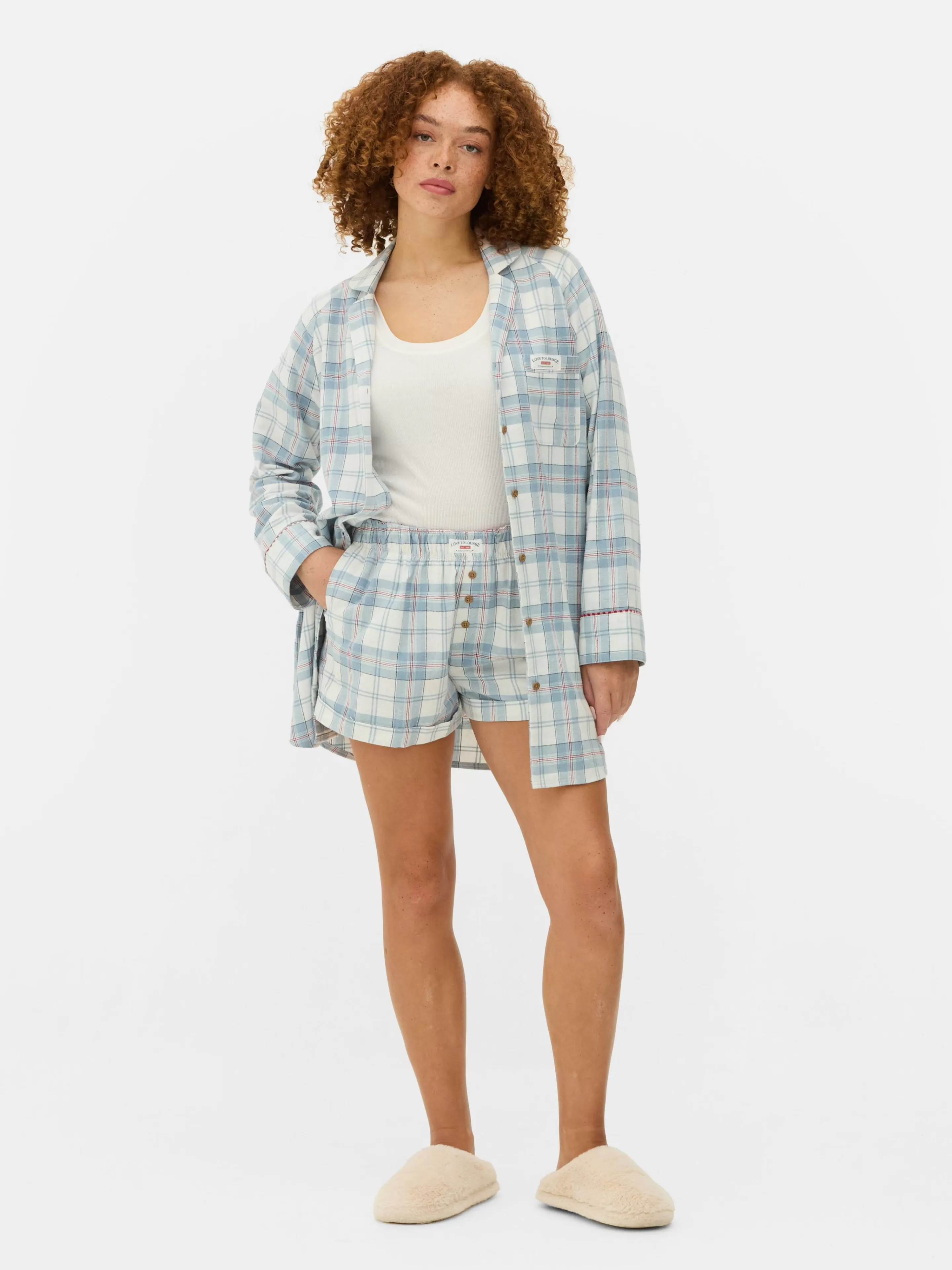 Short De Pyjama En Flanelle à Carreaux-Primark Discount