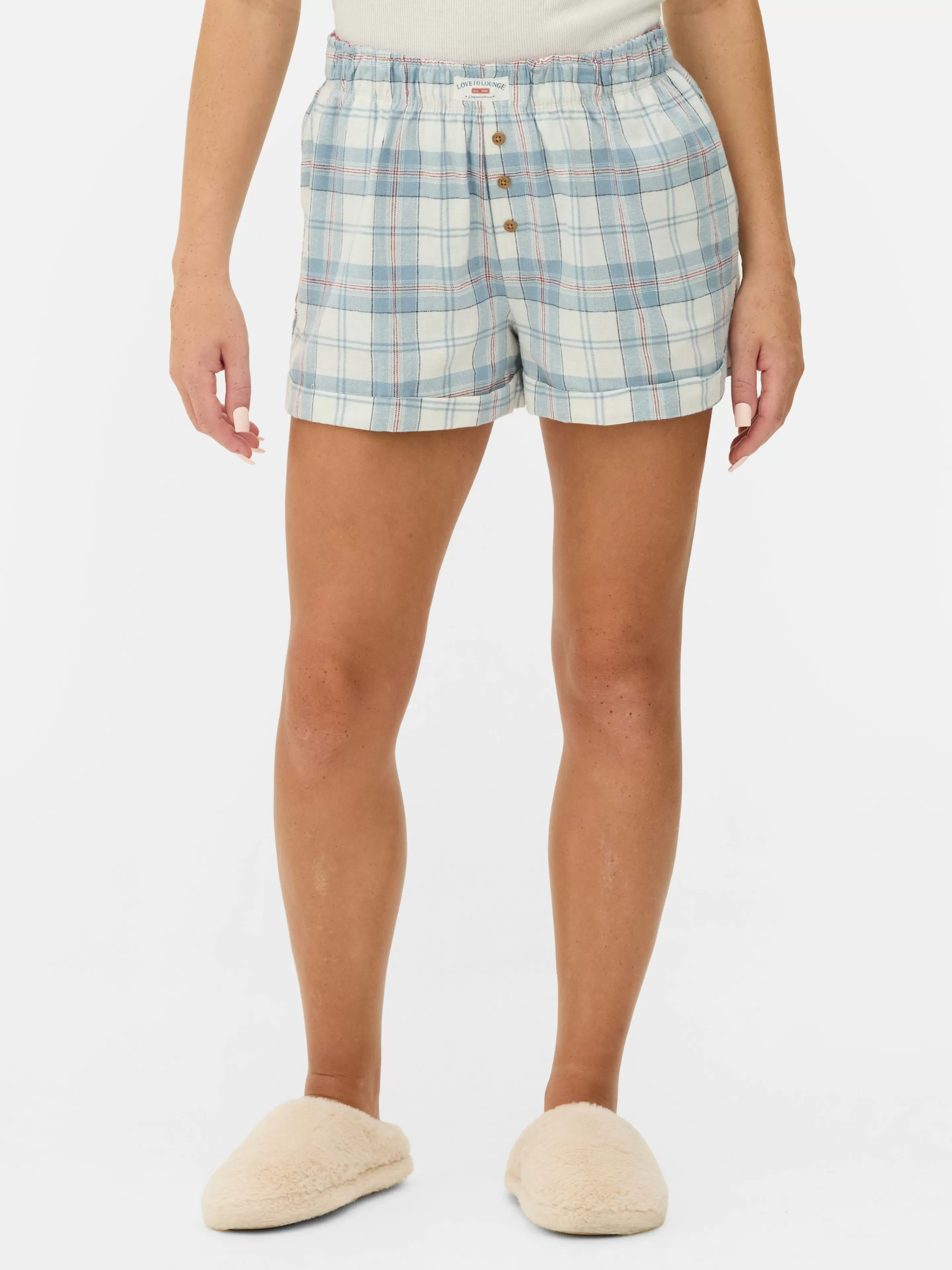 Short De Pyjama En Flanelle à Carreaux-Primark Discount