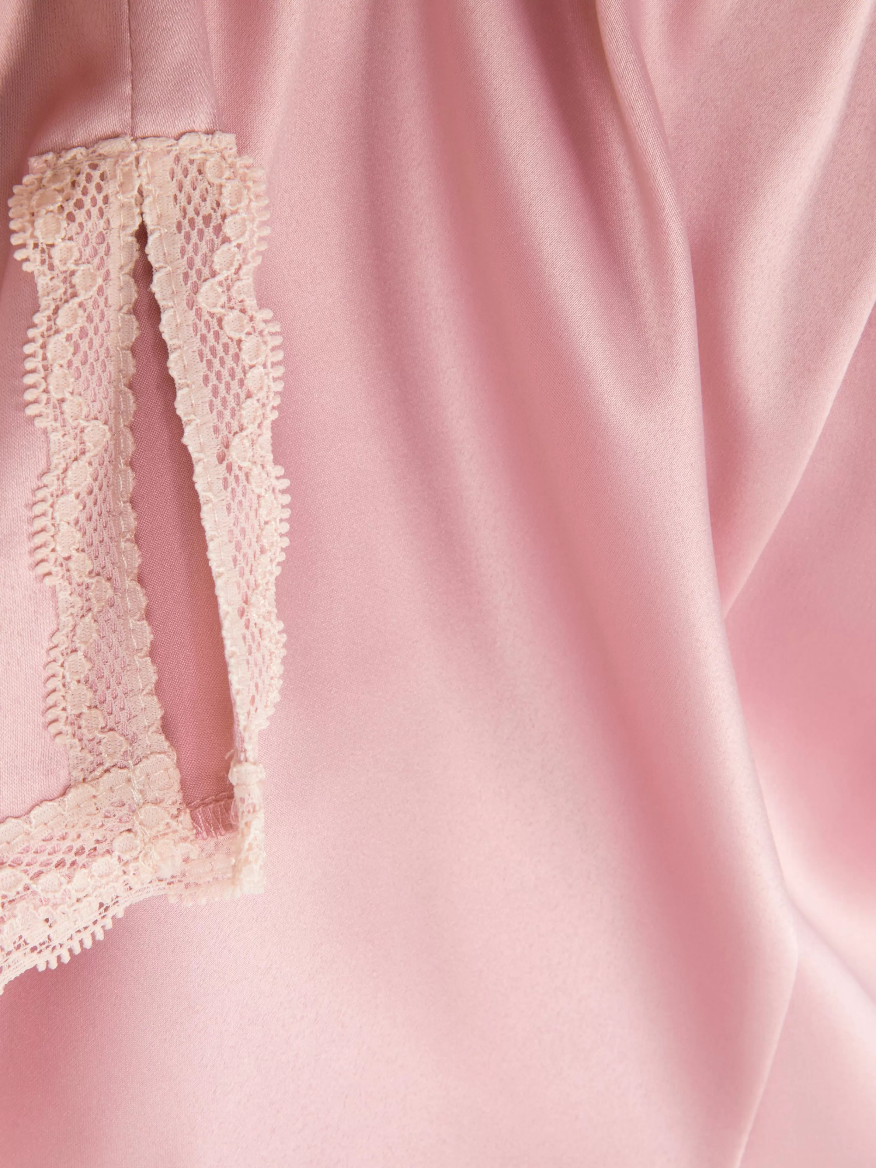 Short De Pyjama En Satin à Finitions En Dentelle-Primark Flash Sale