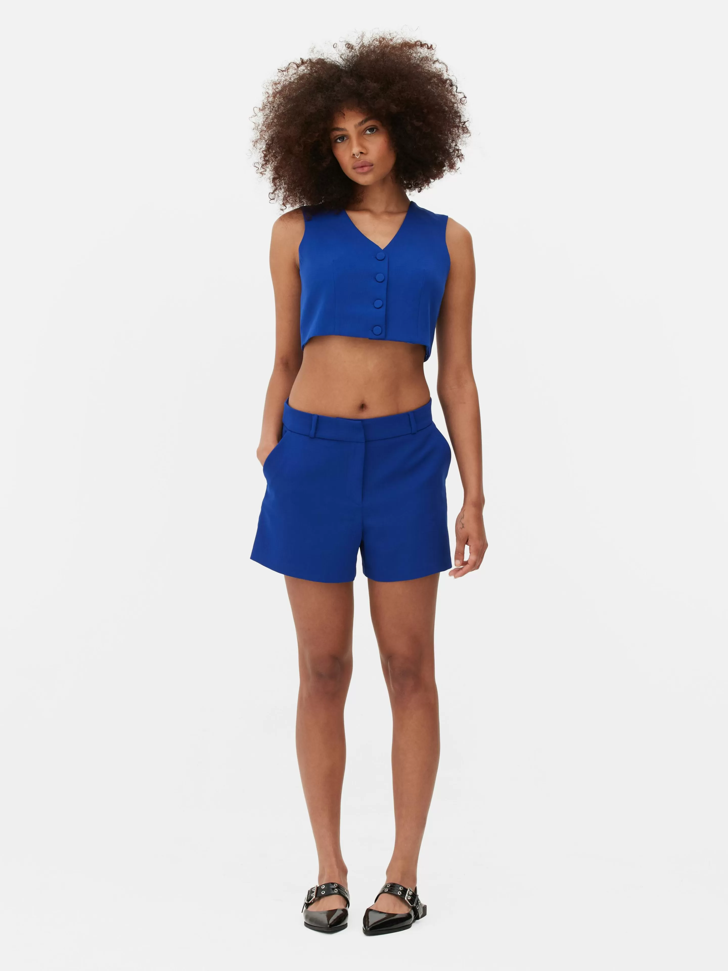 Short Droit Ajusté à Coordonner-Primark Flash Sale
